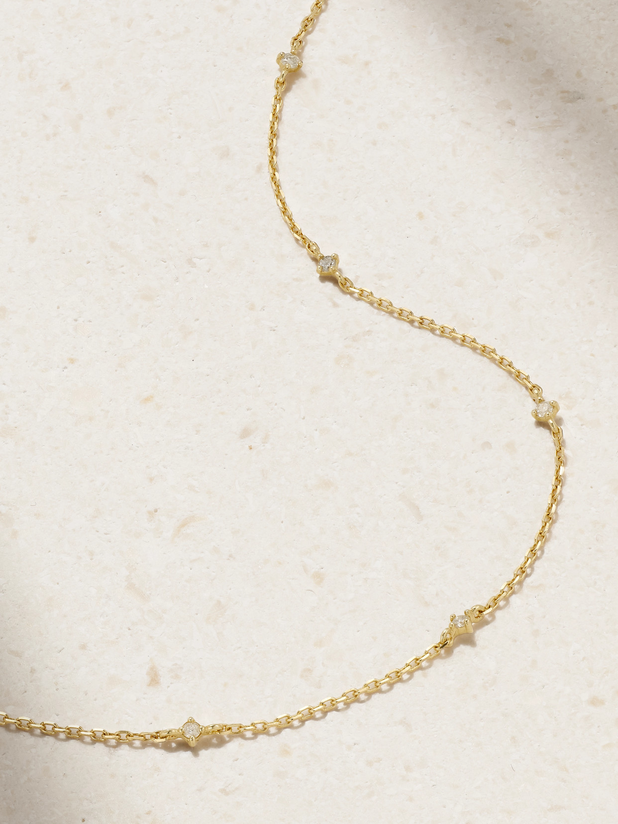 Shop Stone And Strand 10-karat Gold Diamond Necklace