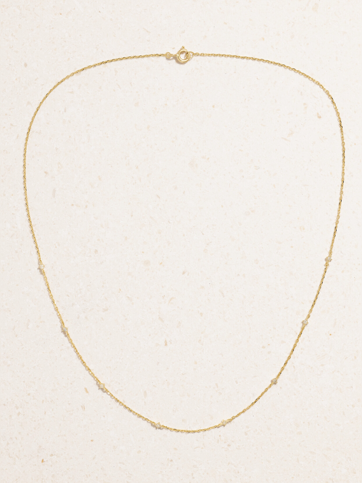 Stone And Strand 10-karat Gold Diamond Necklace