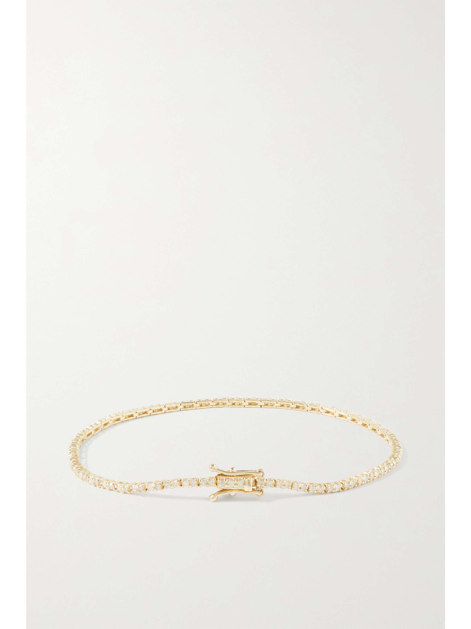 STONE AND STRAND Only the Finest 10karat gold diamond tennis bracelet