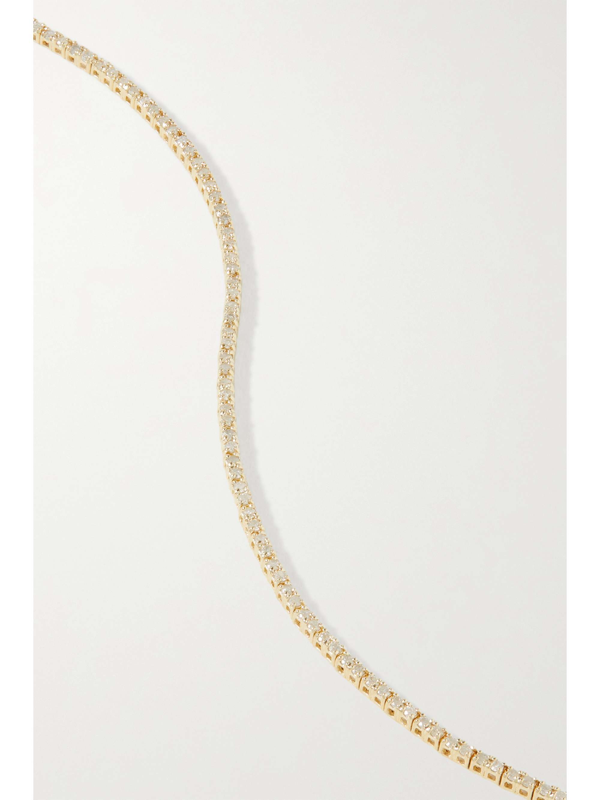 STONE AND STRAND Only the Finest 10karat gold diamond tennis bracelet