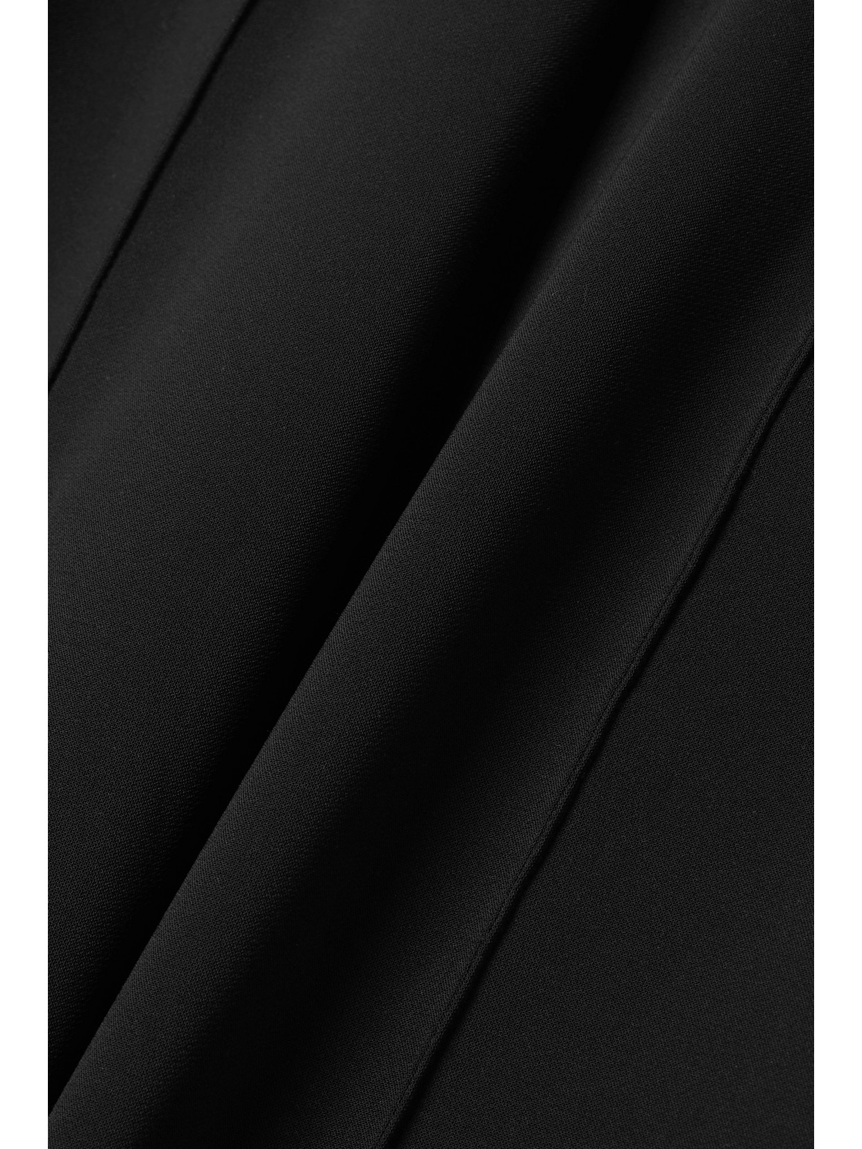 Cropped Stretch-Crepe Straight-Leg Pants