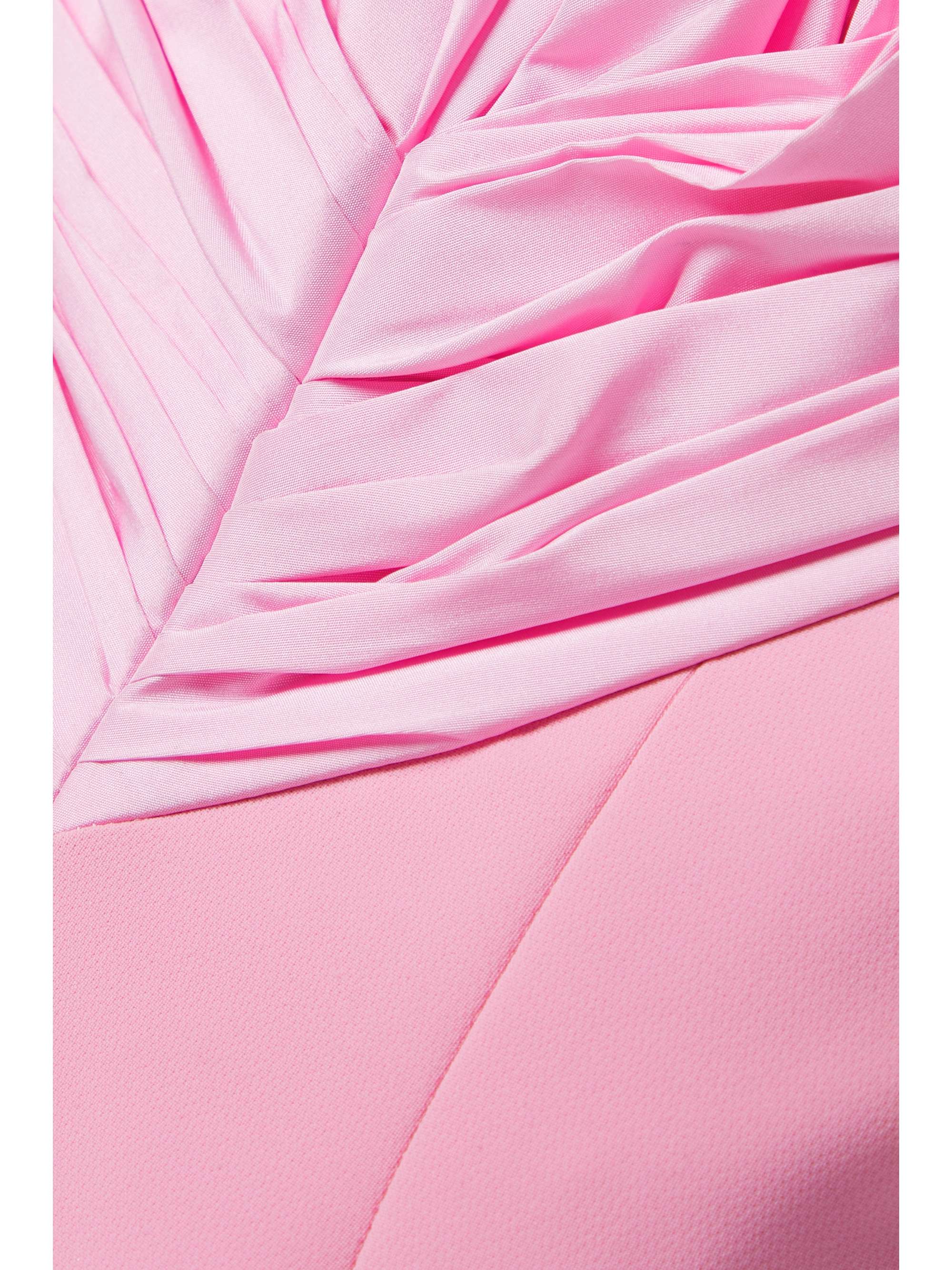 CAROLINA HERRERA Strapless ruched crepe gown