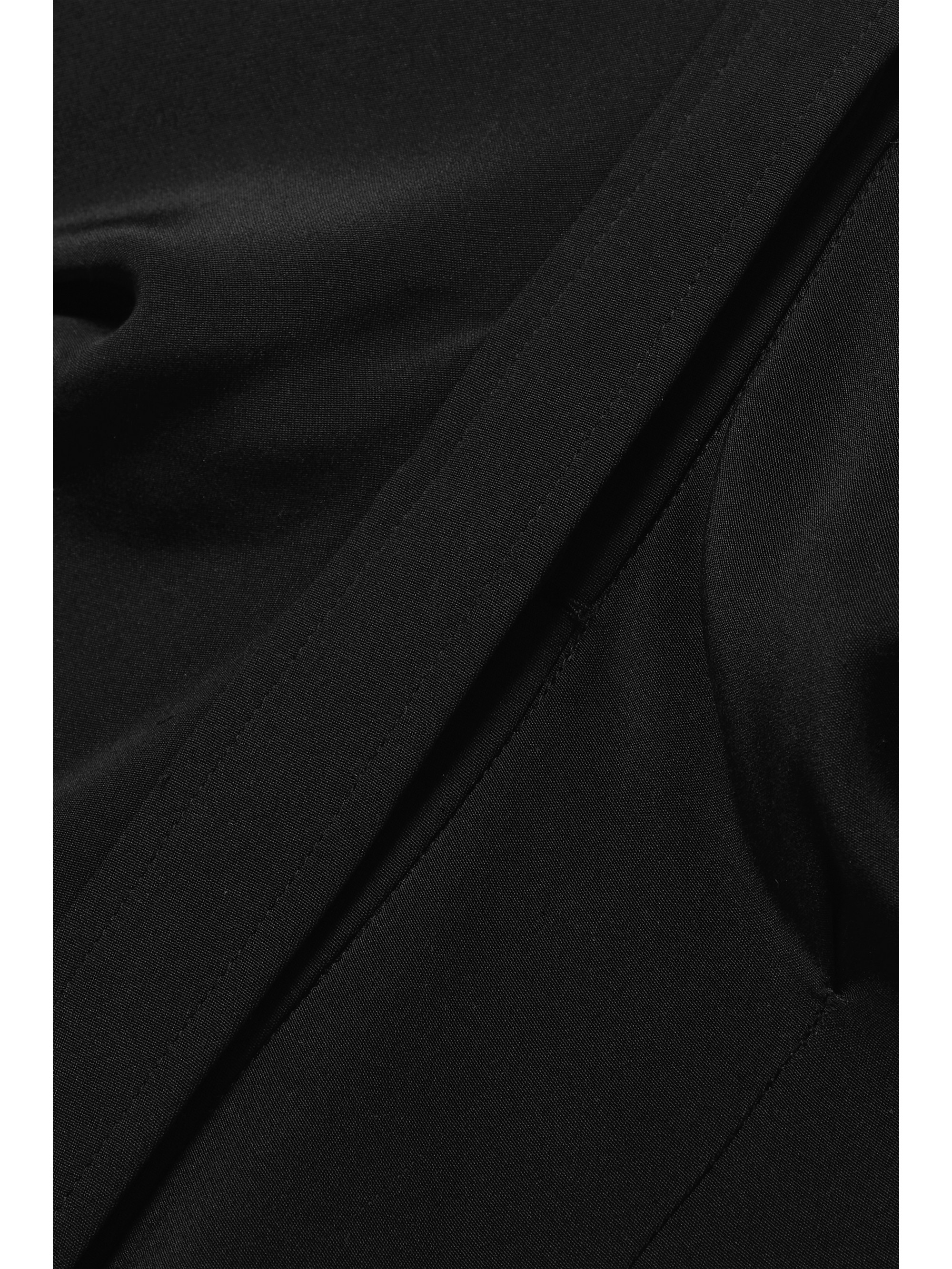 Brandon Maxwell The Vera silk-crepe mini shirt dress