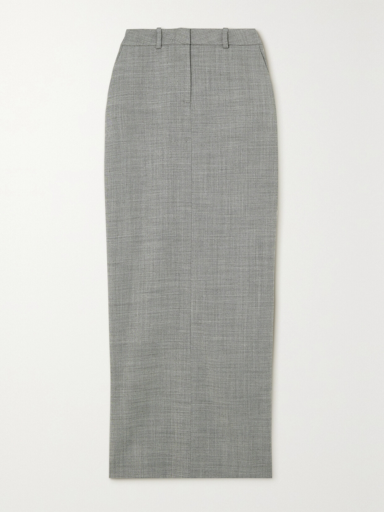 Alessandra Rich - Wool-blend Maxi Skirt - Gray