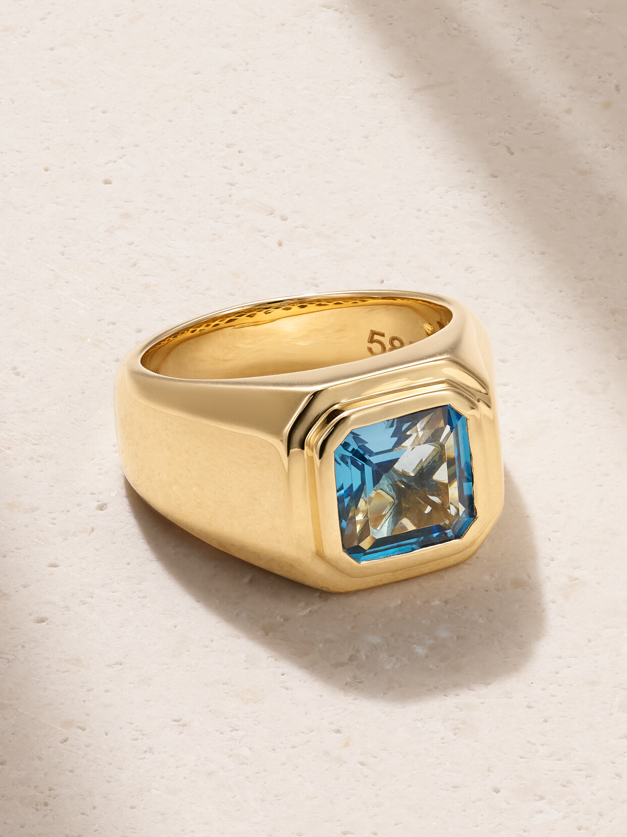 42 SUNS - 14-karat Gold Topaz Ring - 5