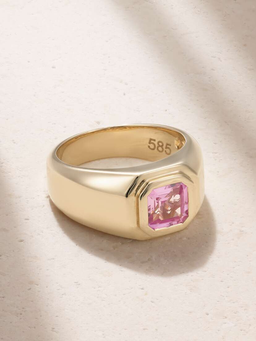 42 SUNS 14-karat Gold Sapphire Ring