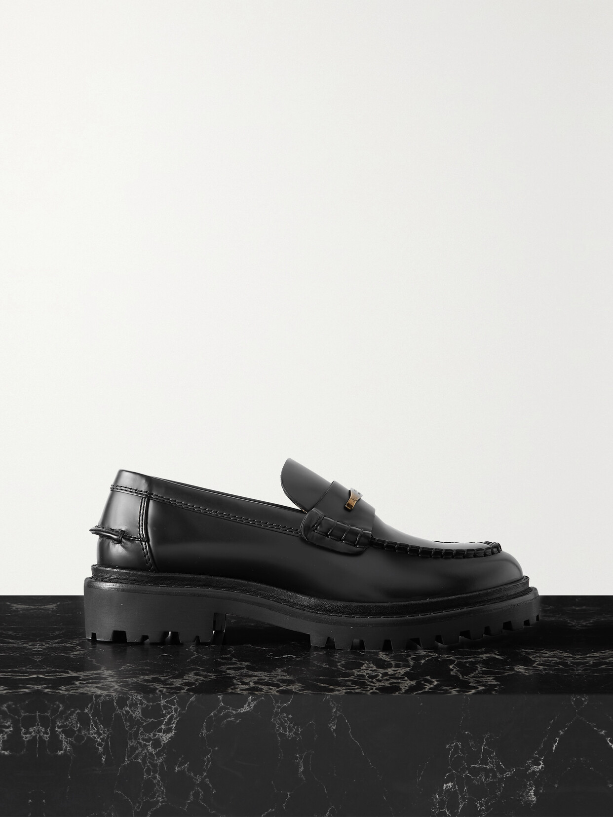 Isabel Marant Frezza Leather Loafers - Black