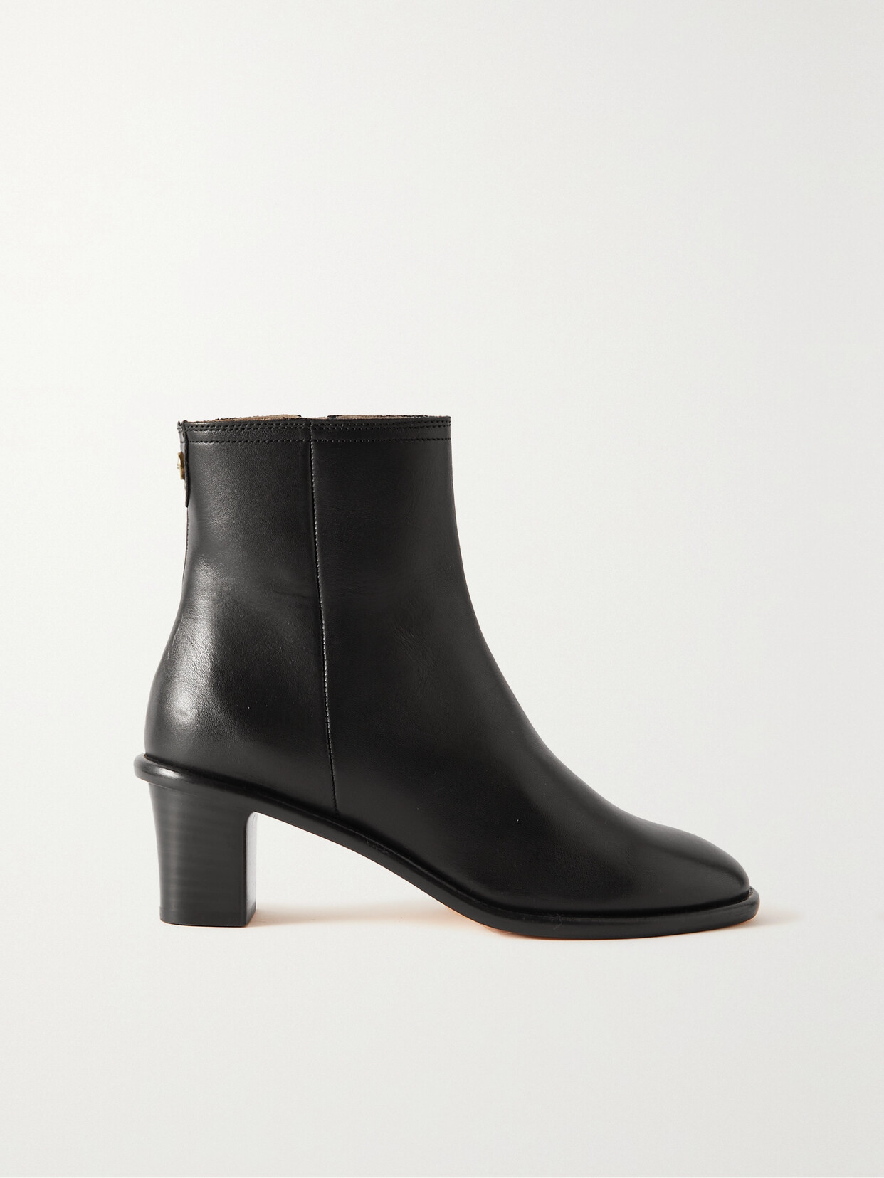 Isabel Marant Gelda Leather Ankle Boots - Black