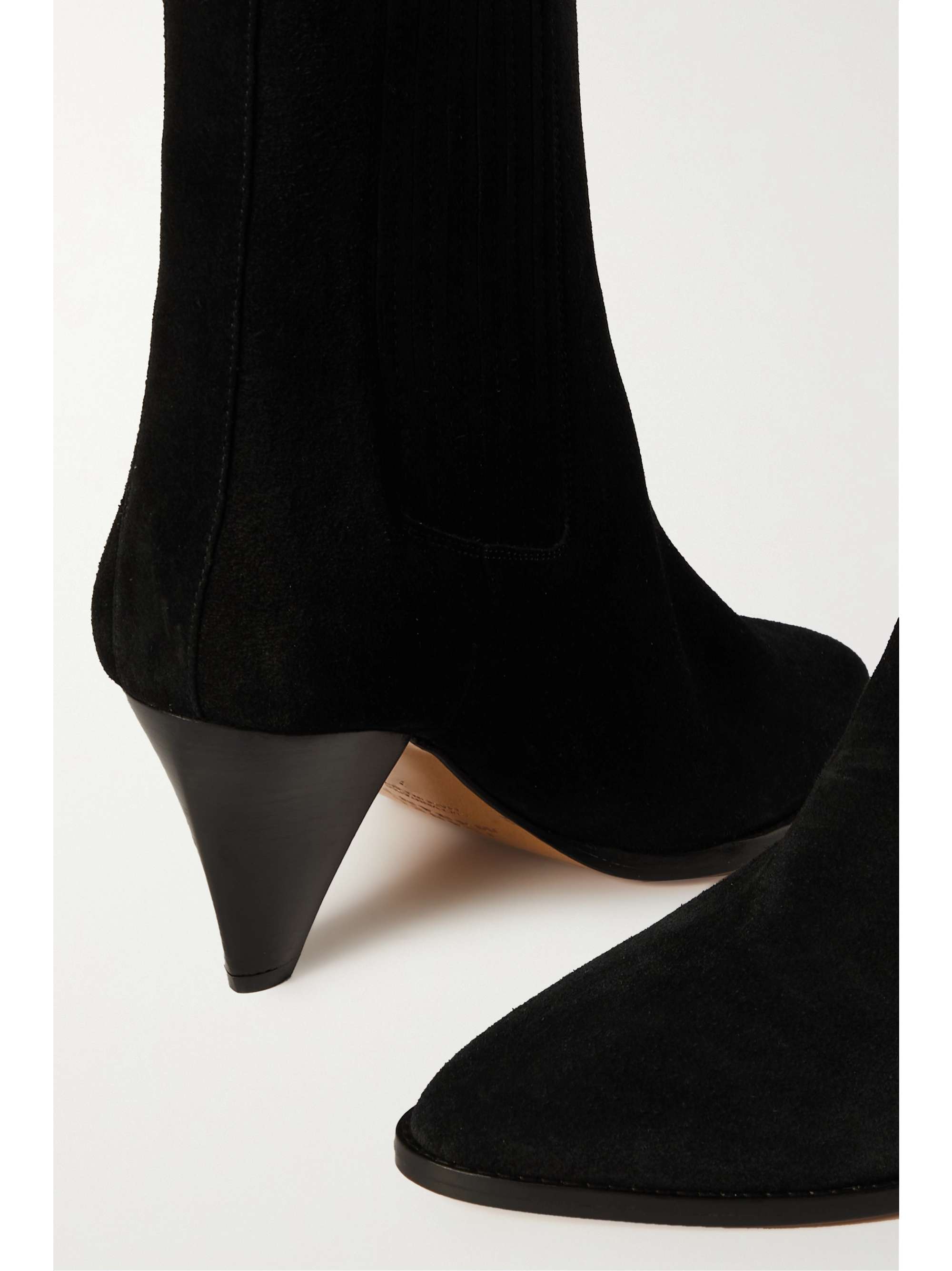 Kaymeen suede ankle booties hotsell