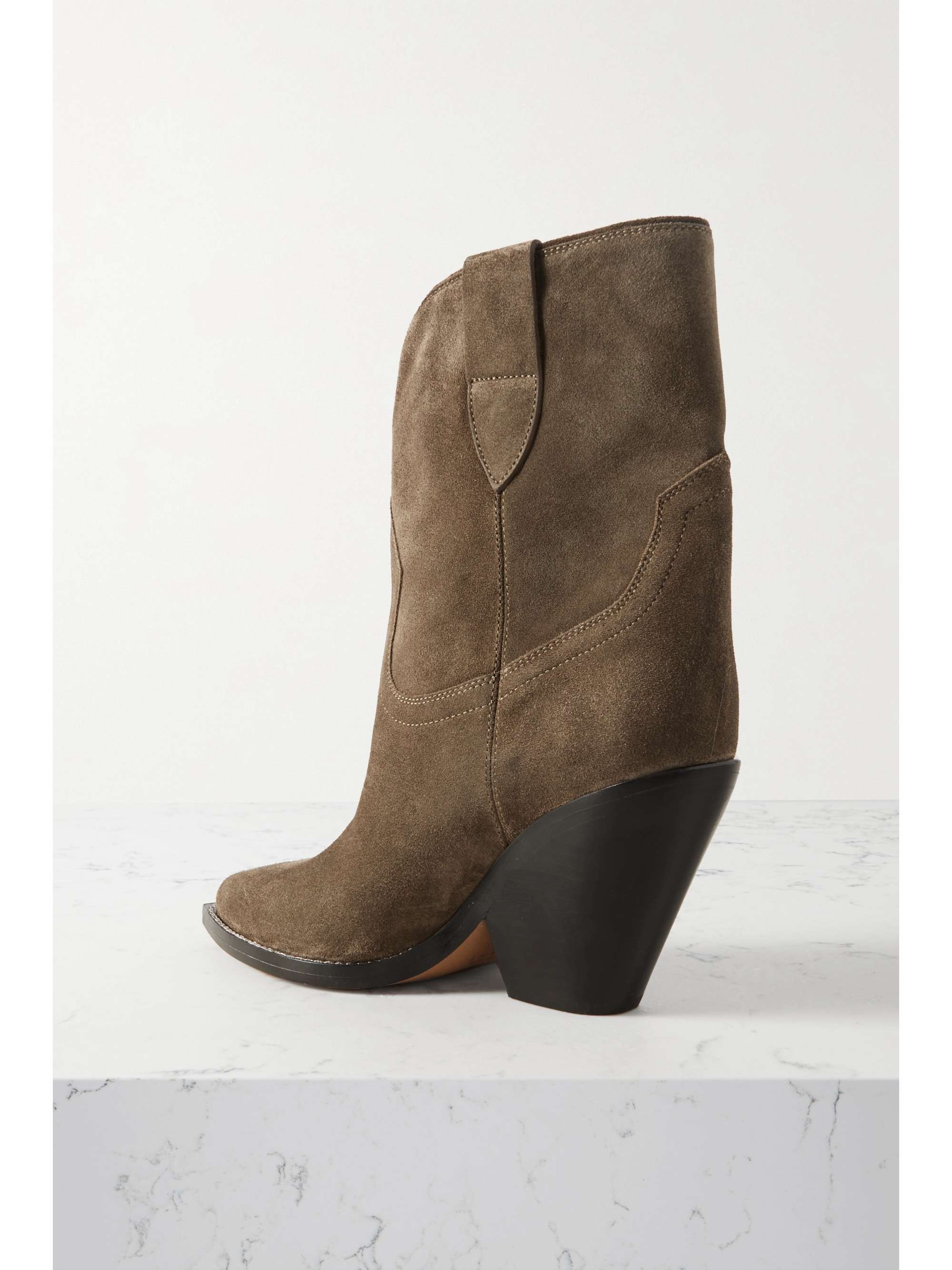 ISABEL MARANT Leyane suede ankle boots | NET-A-PORTER