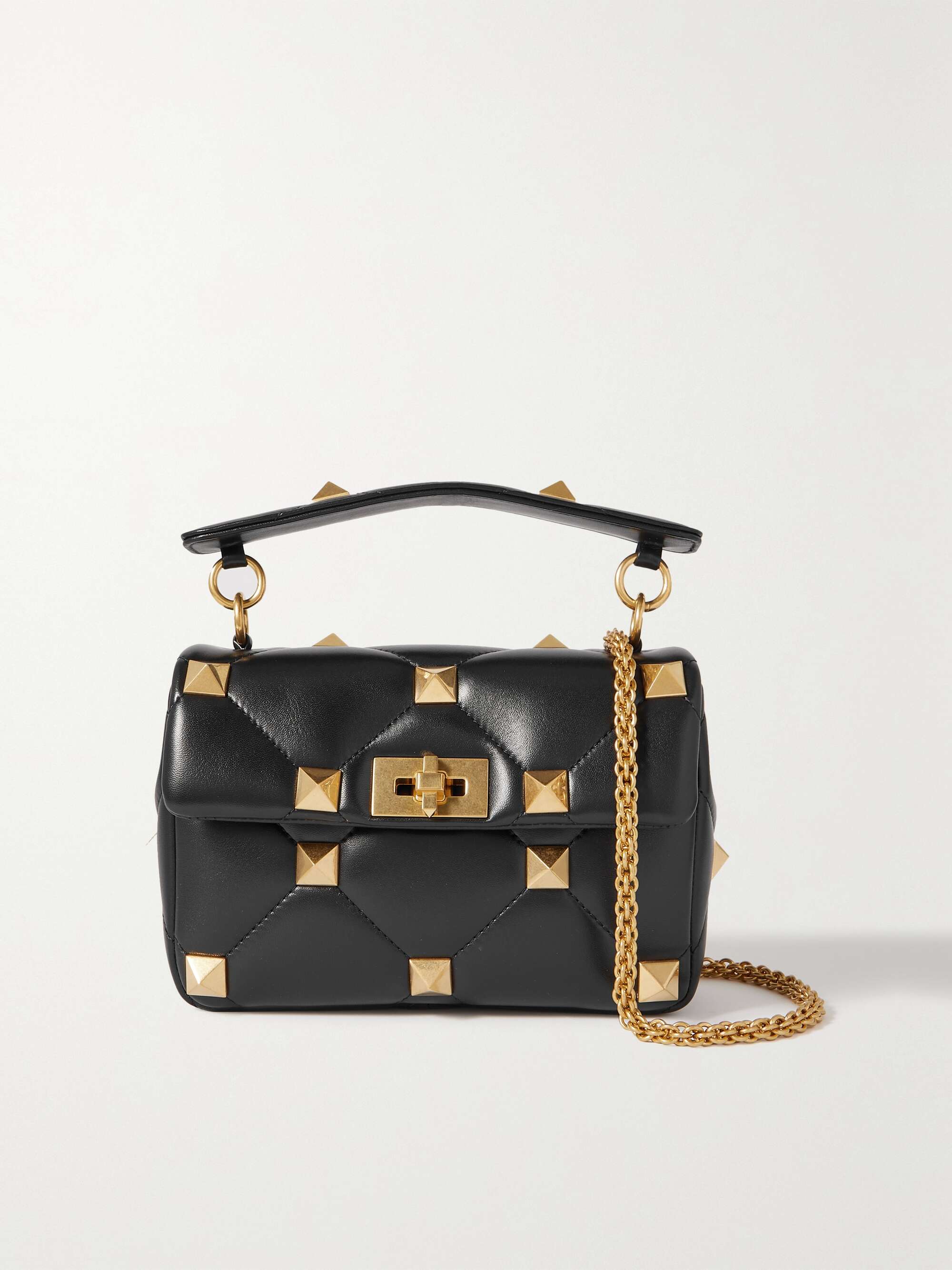 VALENTINO GARAVANI Valentino Garavani Roman Stud quilted leather ...