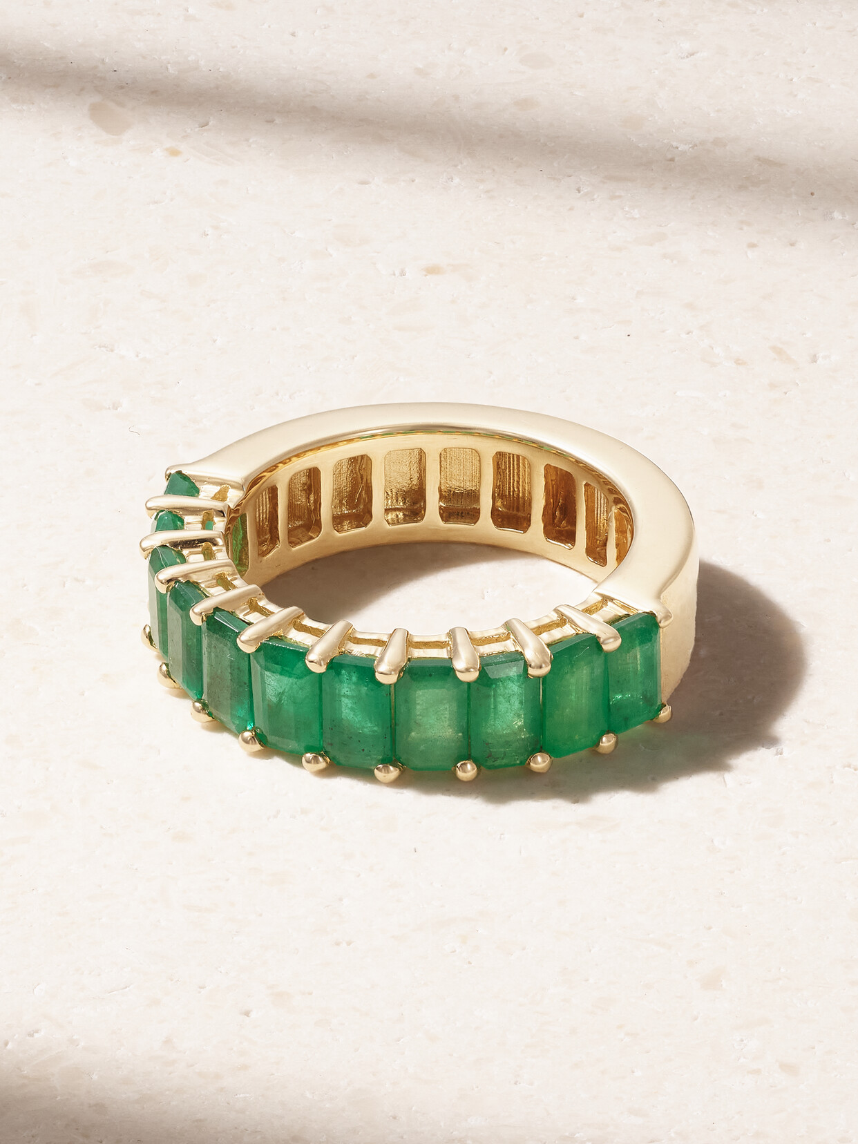 KOLOURS JEWELRY - 14-karat Gold Emerald Ring - Green