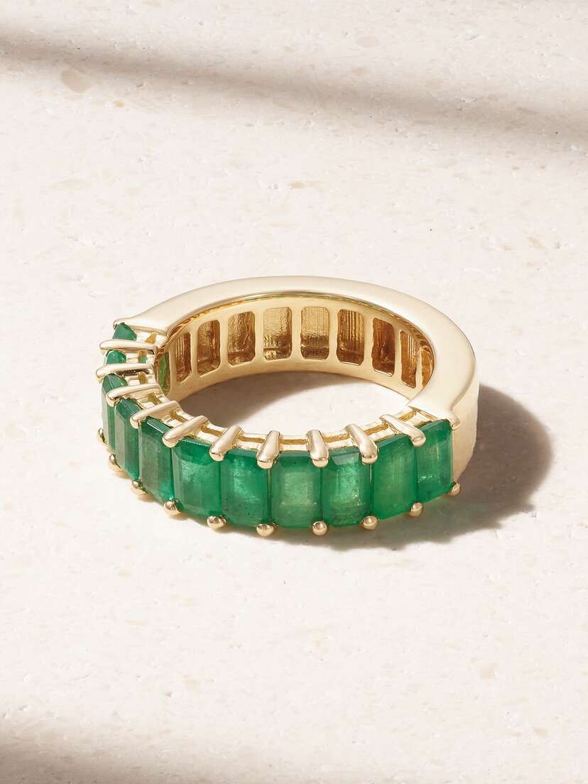 KOLOURS JEWELRY 14-karat Gold Emerald Ring