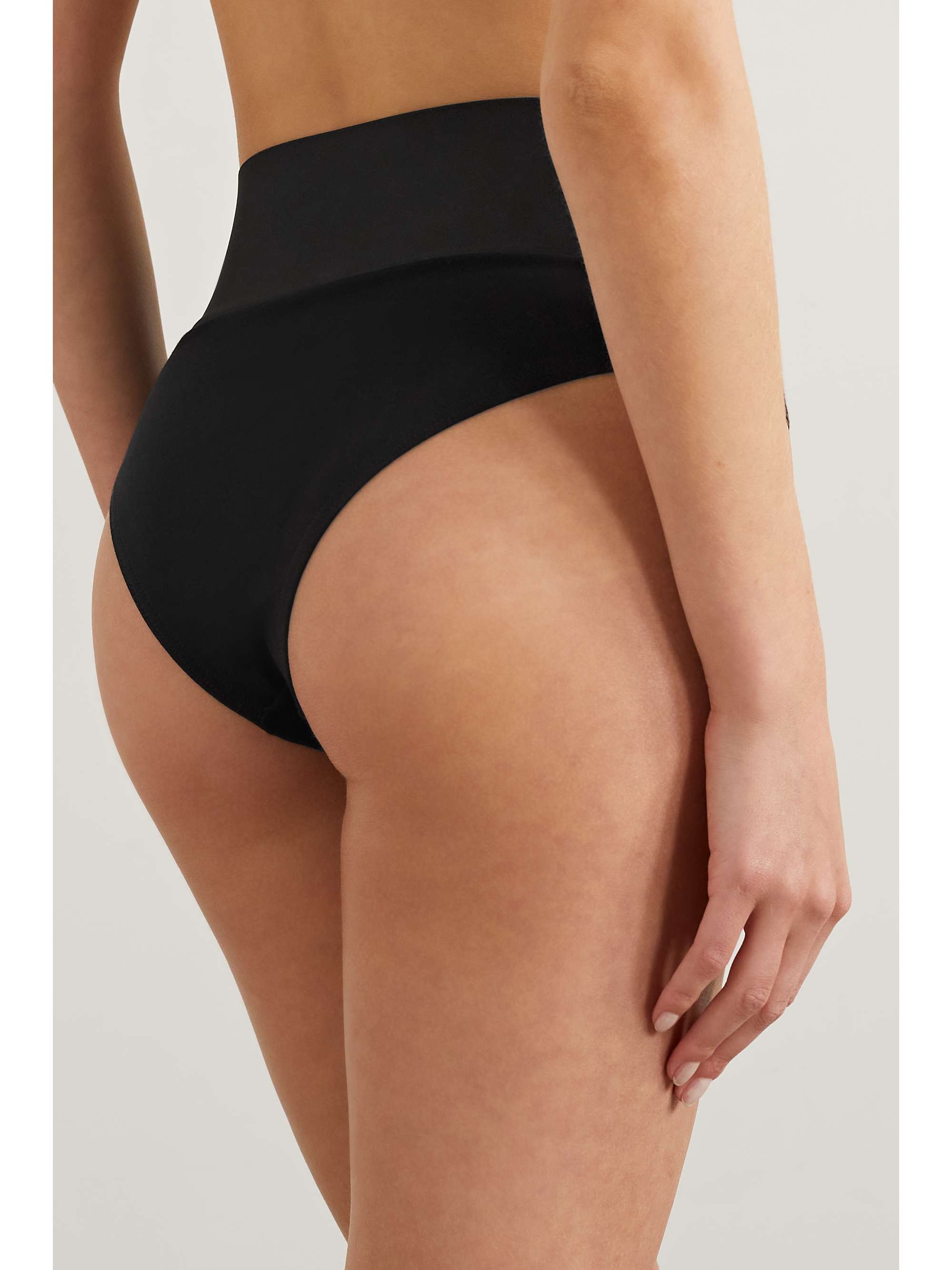 BALENCIAGA Jacquard-trimmed stretch-jersey briefs