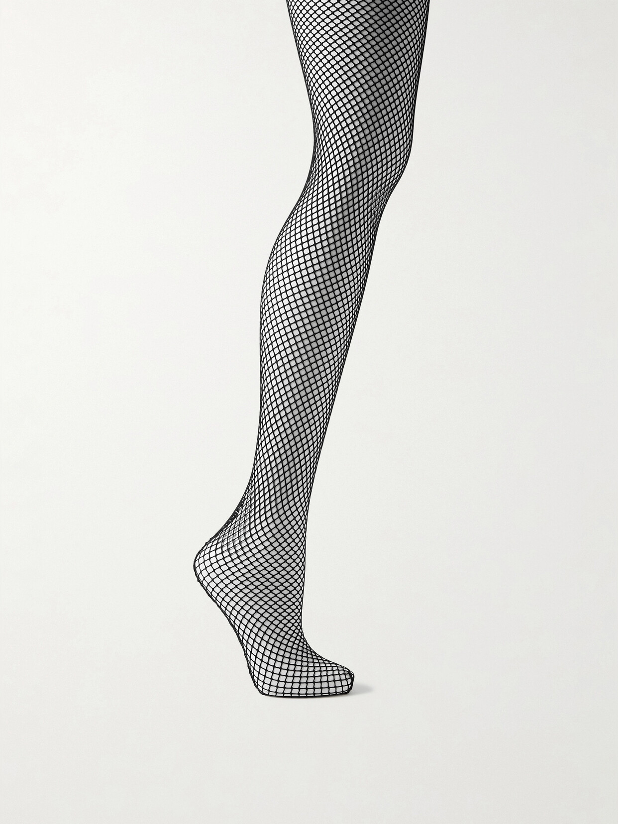 Balenciaga Stretch-mesh Tights In Black