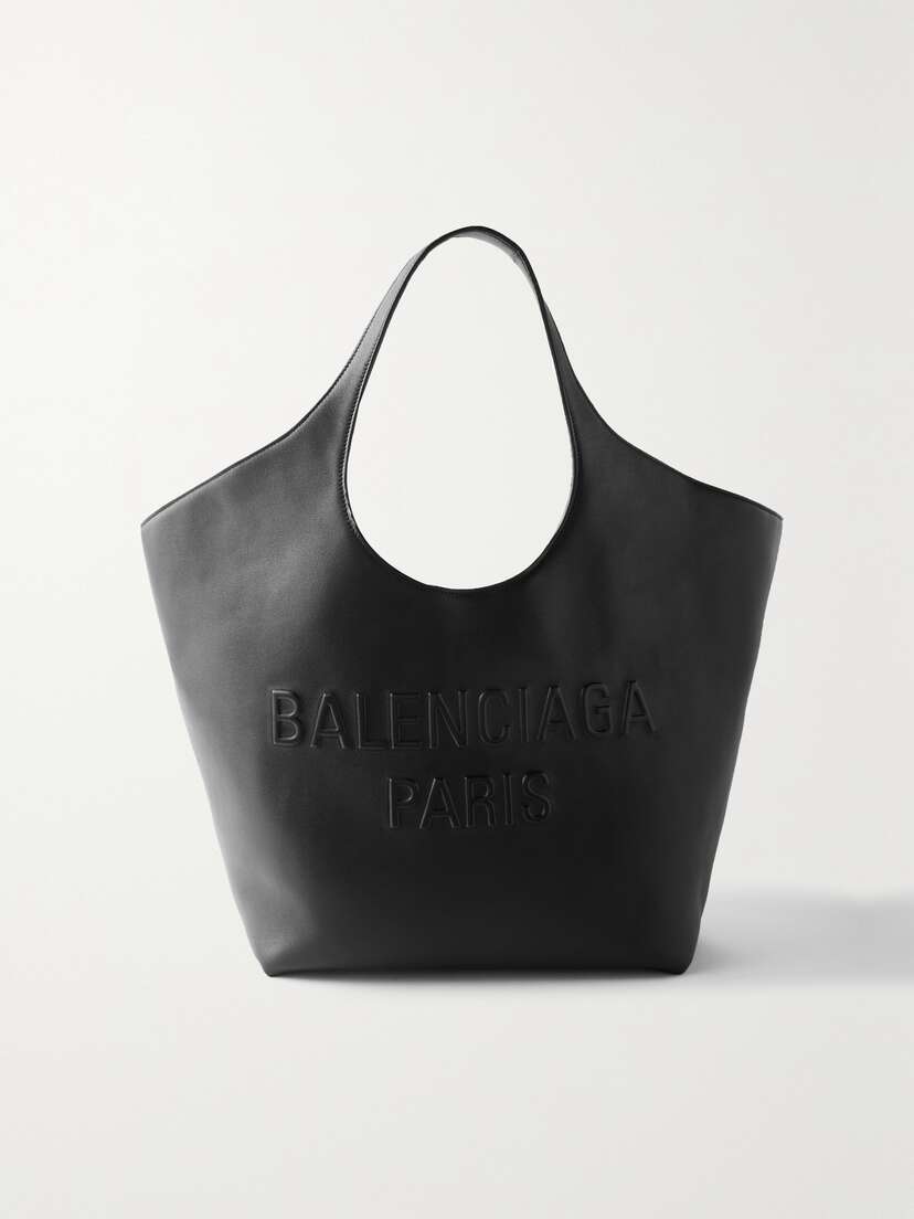 Balenciaga Mary-kate Medium Logo-embossed Leather Tote