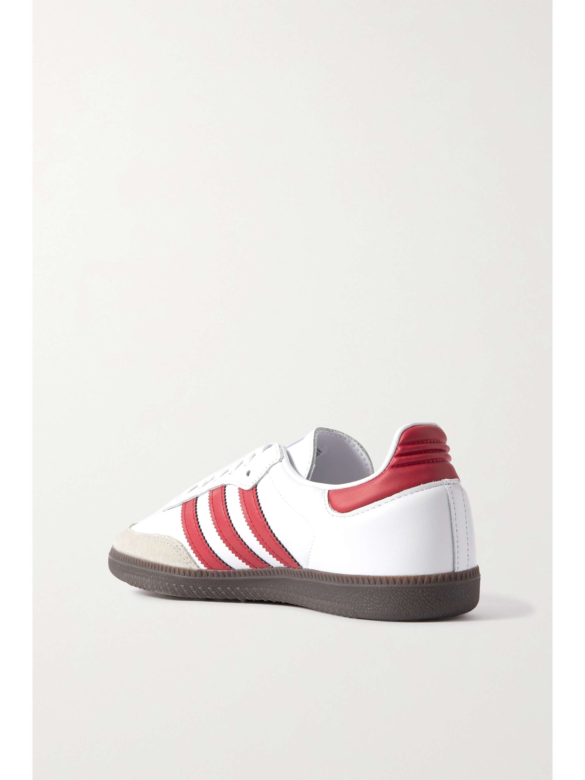 ADIDAS ORIGINALS Samba OG leather-trimmed suede low-top sneakers | NET ...