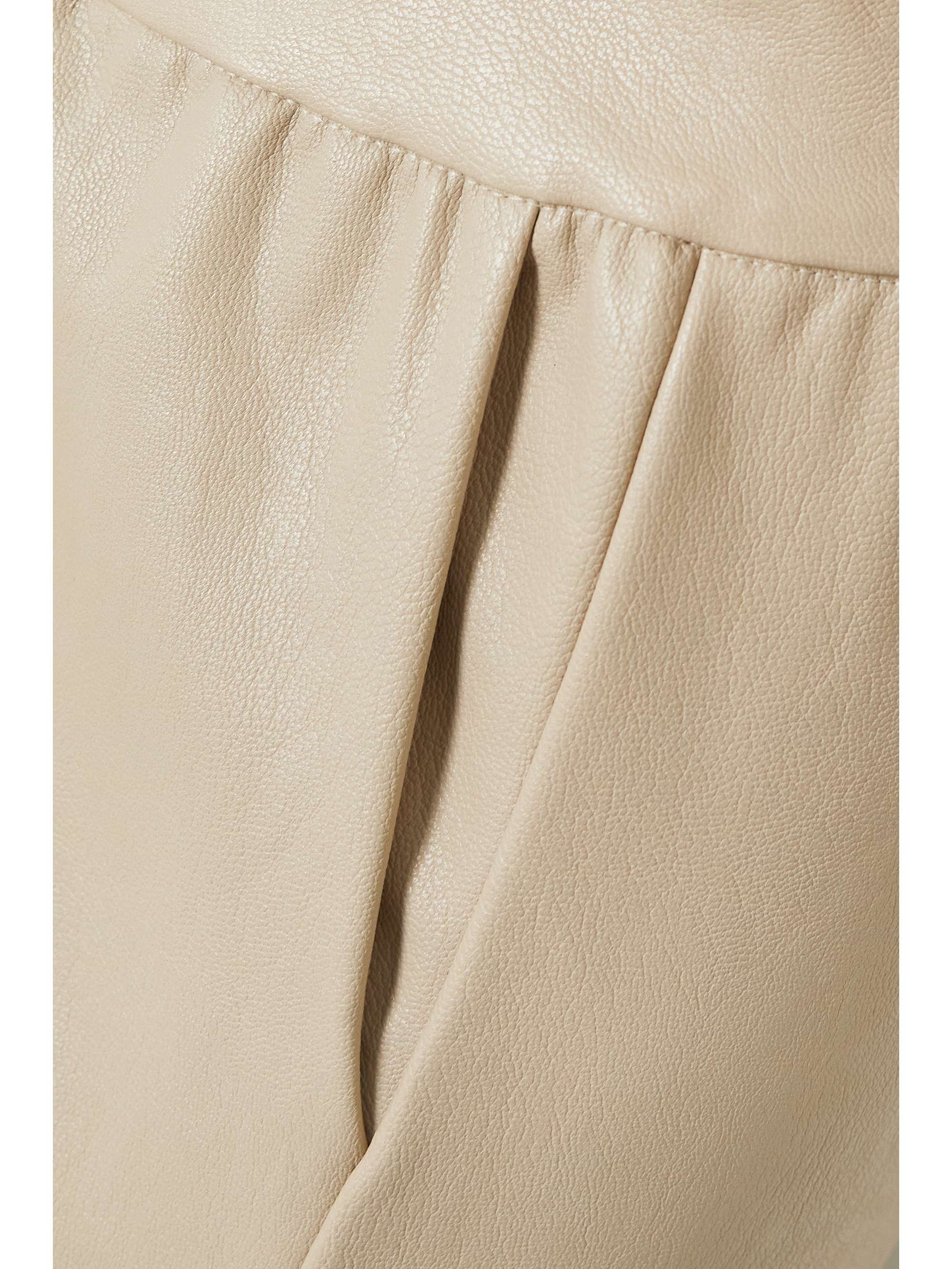 COMMANDO Faux stretchleather track pants NETAPORTER