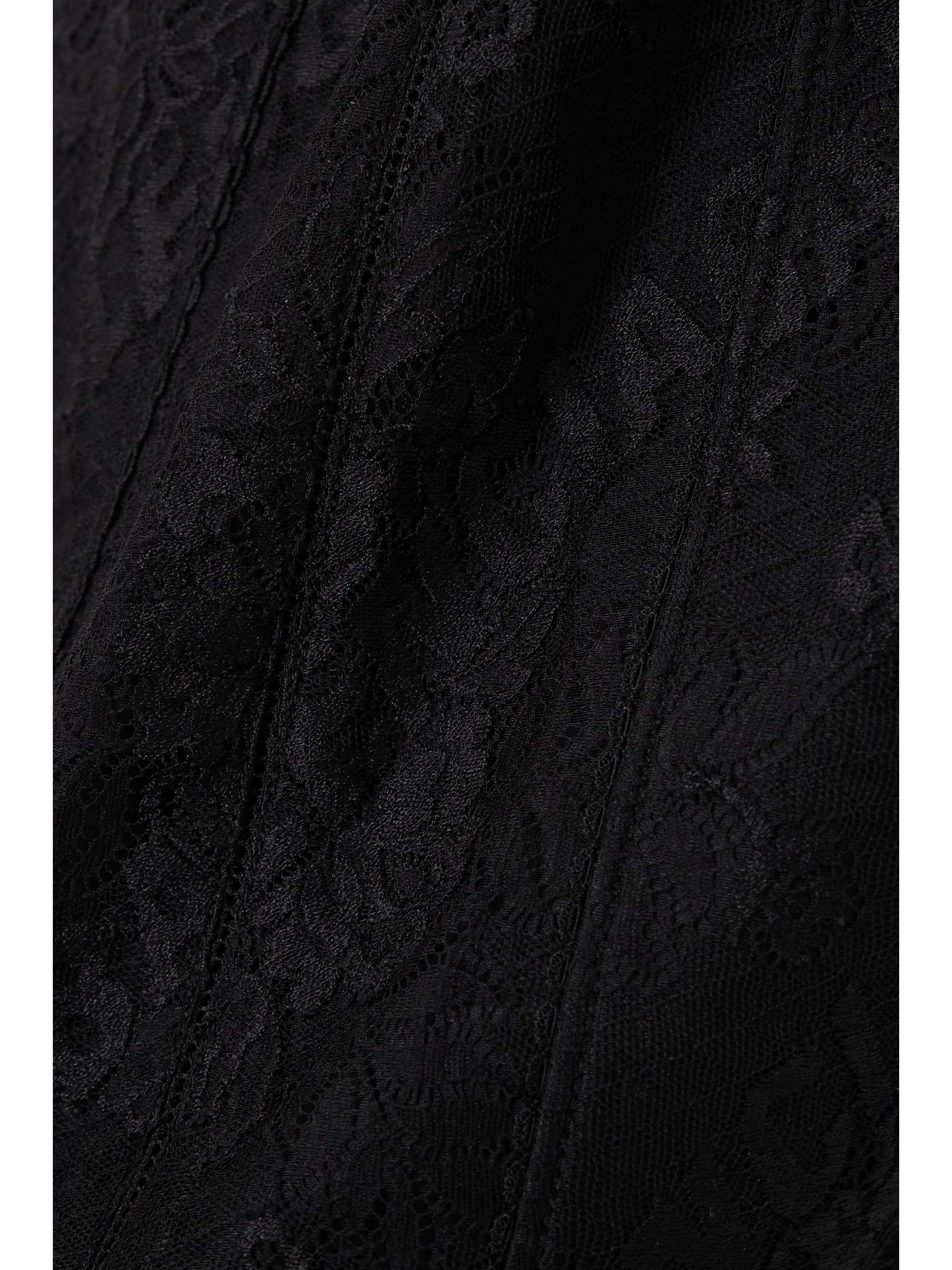 BALENCIAGA Paneled stretch-lace mini dress