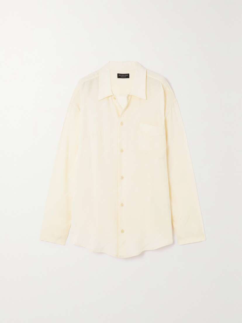 Balenciaga Silk-jacquard Shirt