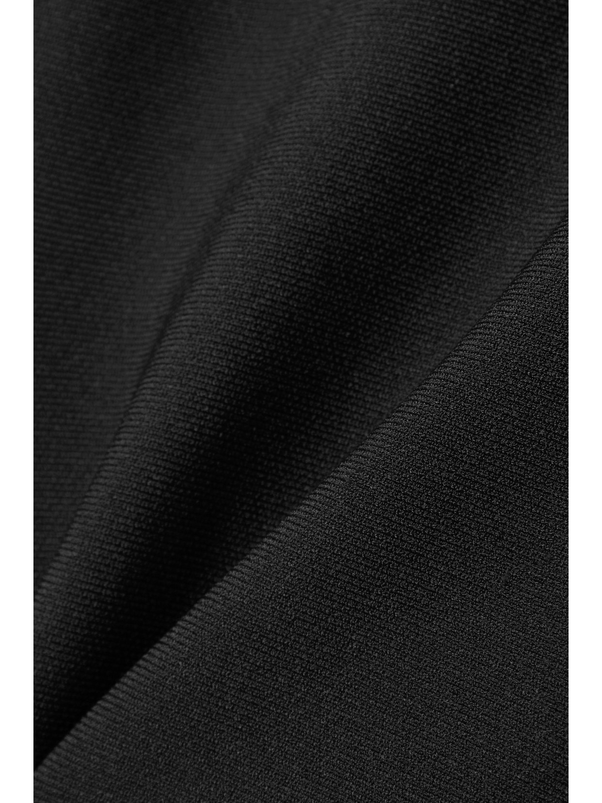 Balenciaga Hourglass Short Sleeve Round Neck Dress In Black