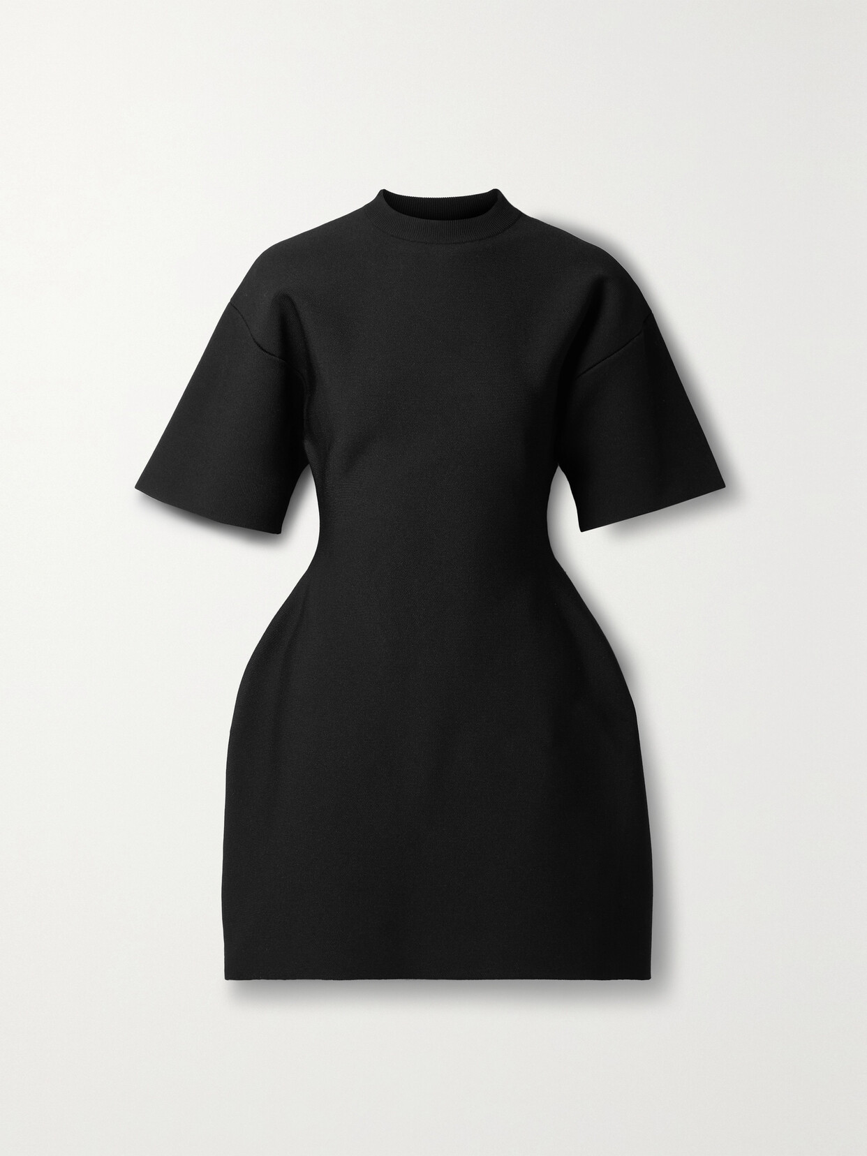 Balenciaga - Hourglass Stretch-ponte Mini Dress - Black