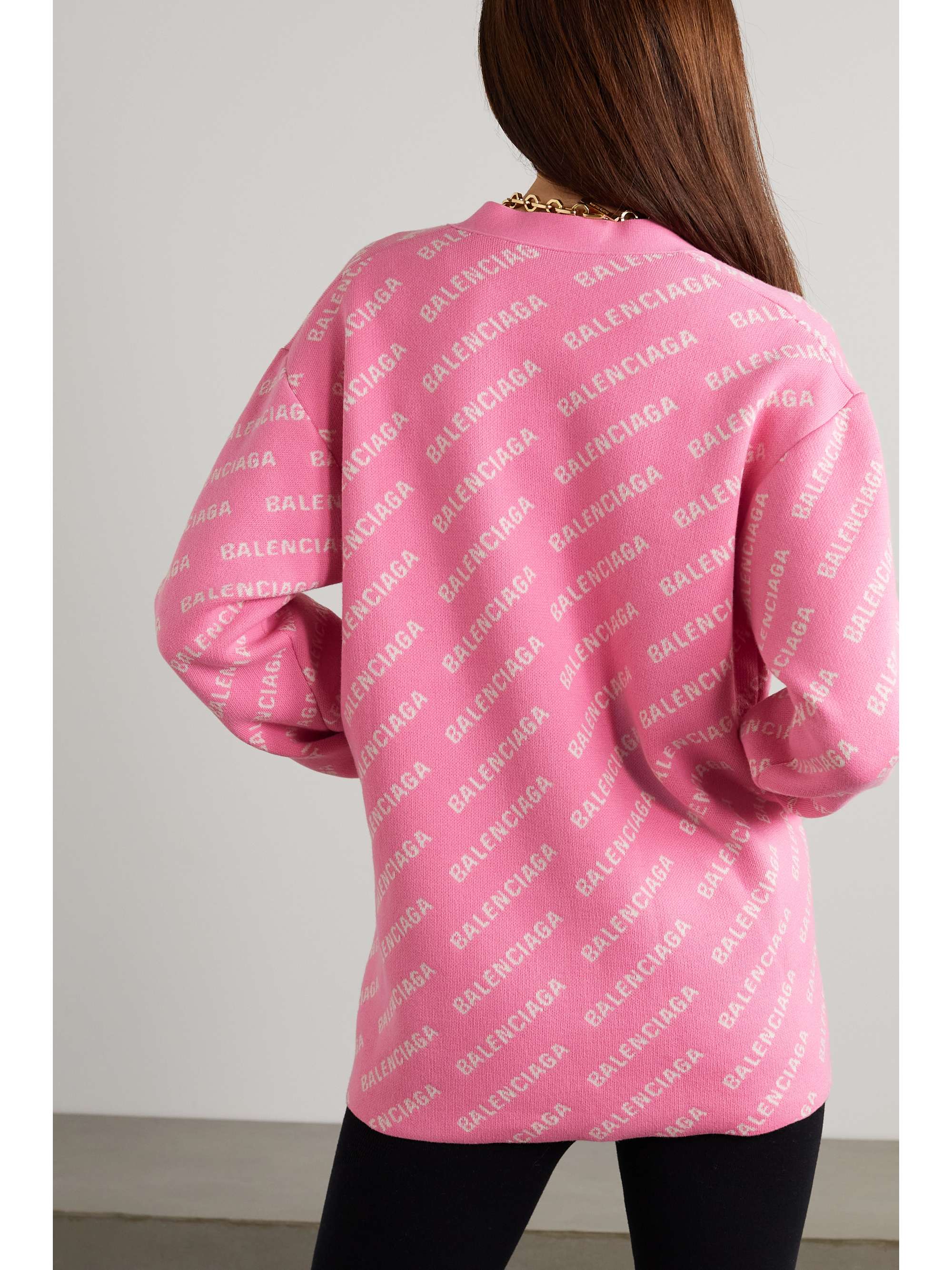 BALENCIAGA Jacquard cardigan NETAPORTER