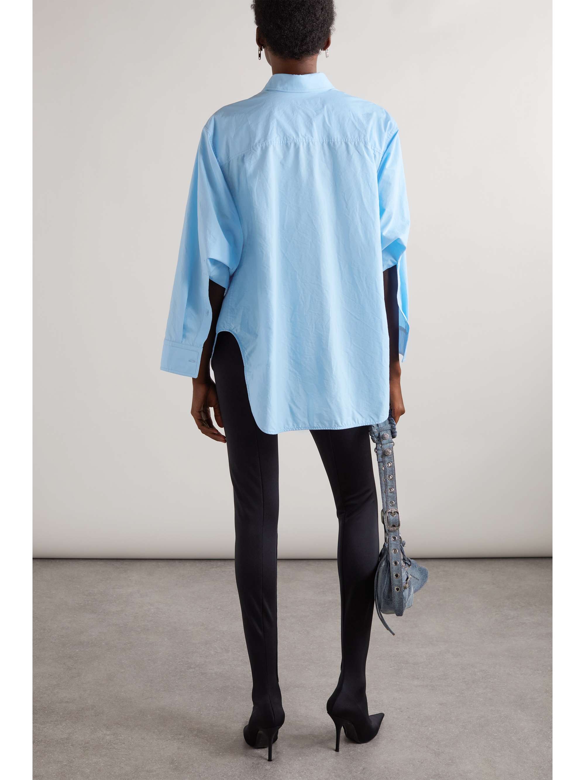 balenciaga poplin shirt