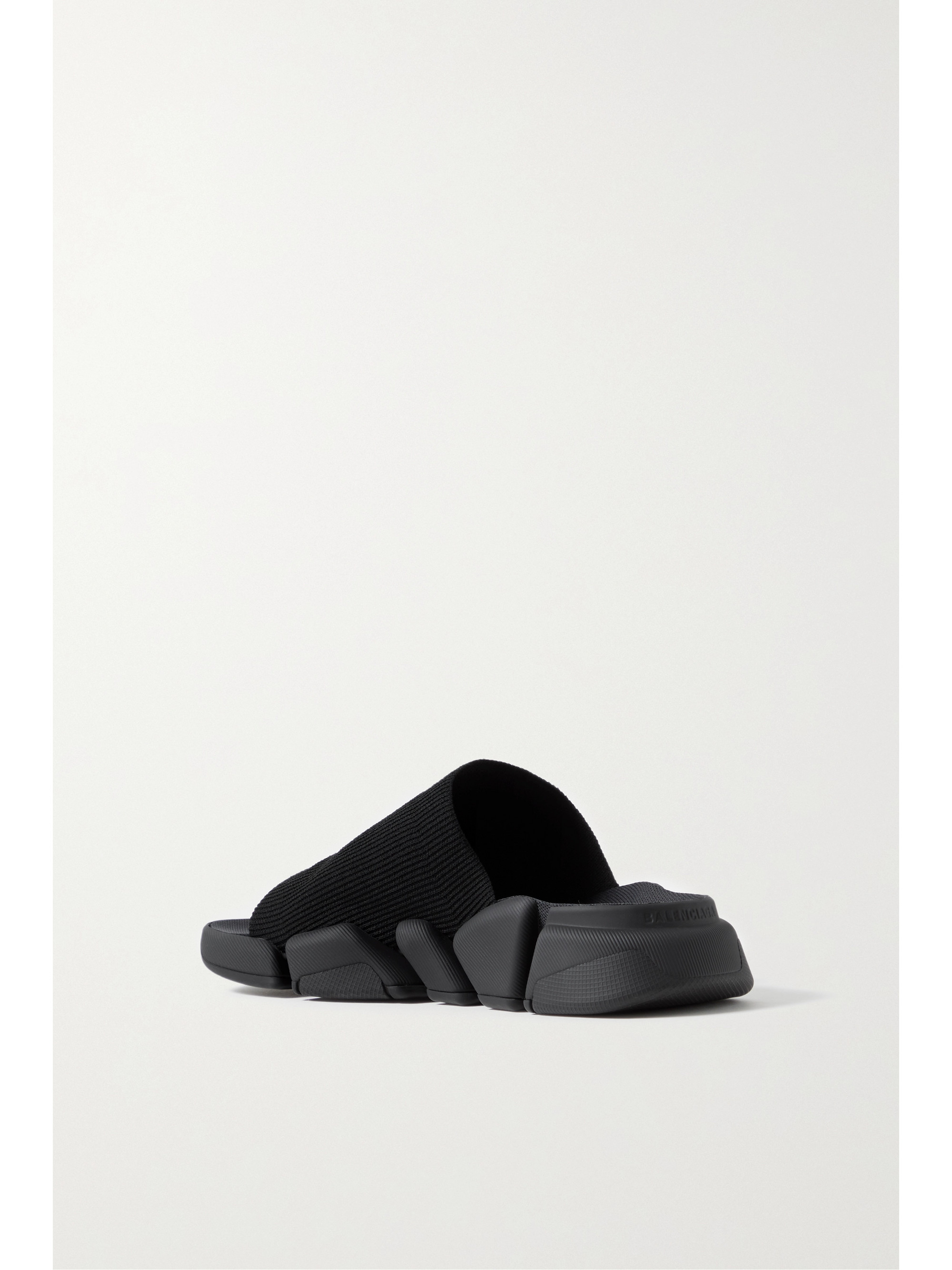 Balenciaga Speed 2.0 logo-print stretch-knit slides