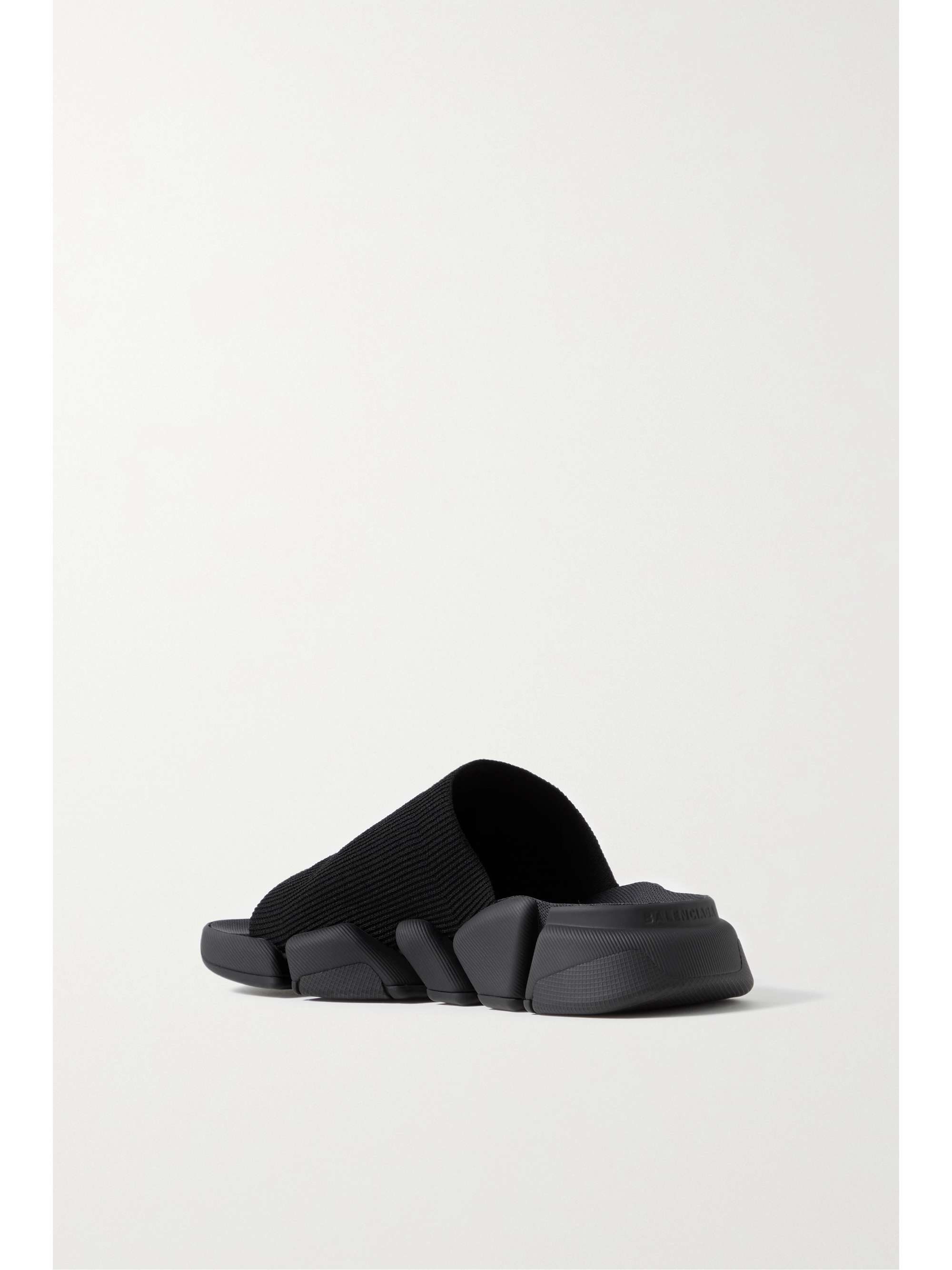 BALENCIAGA Speed 2.0 logo-print stretch-knit slides