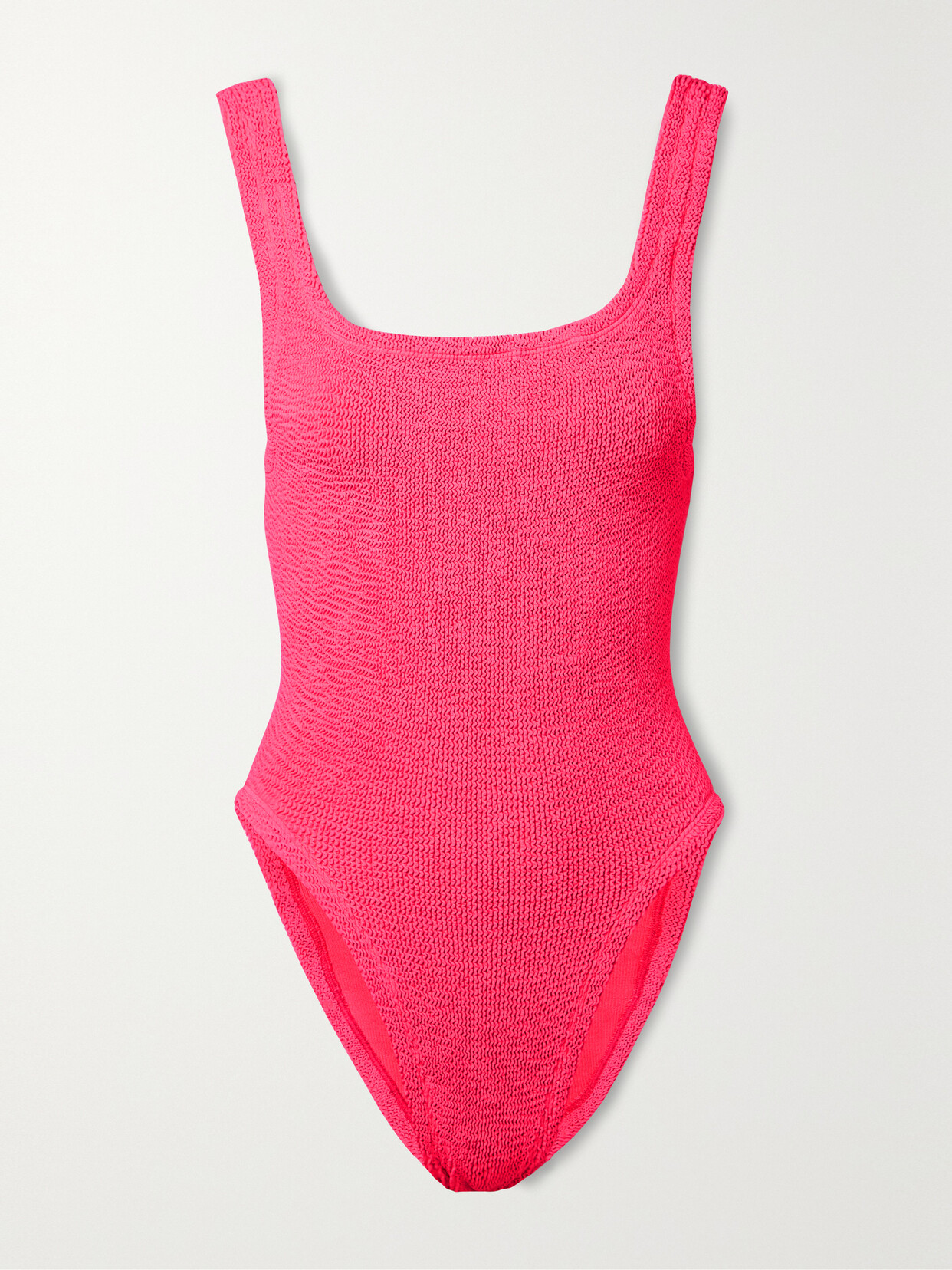 Hunza G - + Net Sustain Seersucker Swimsuit - Pink