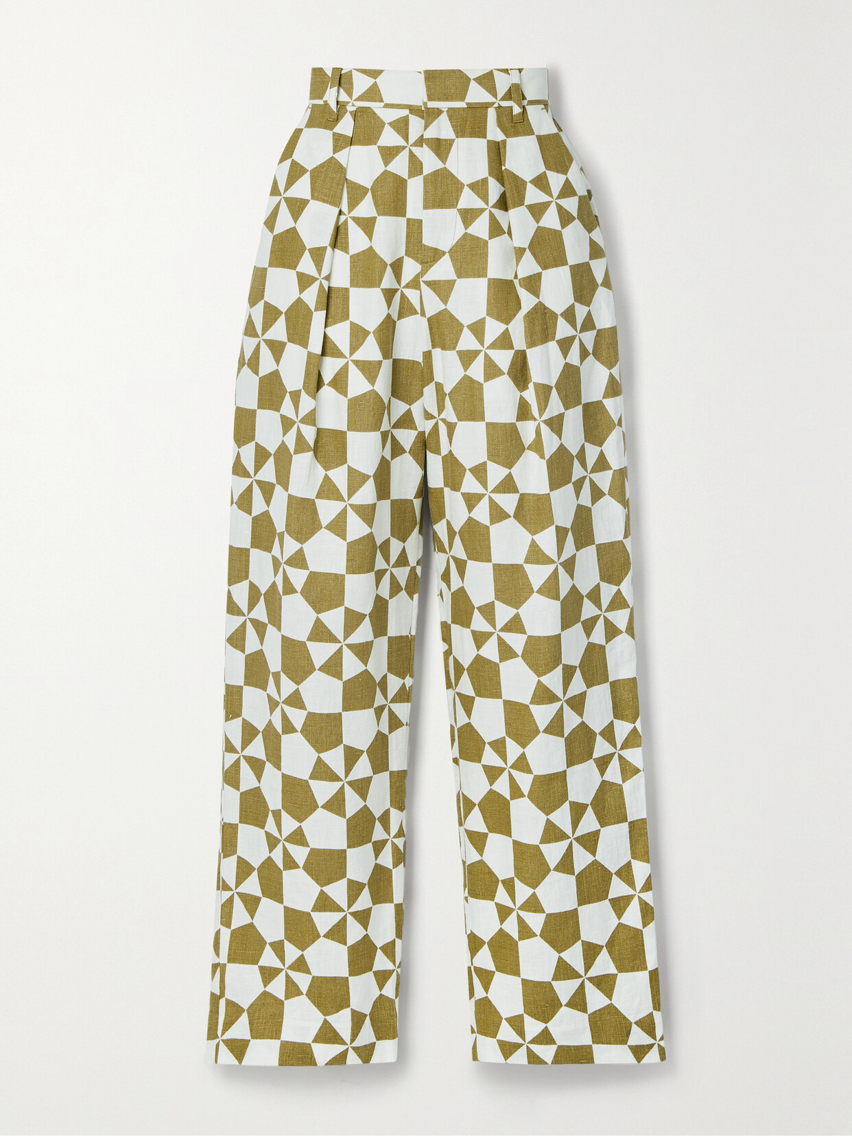 Mara Hoffman - + Net Sustain Marella Printed Organic Cotton Straight-leg Pants - Green