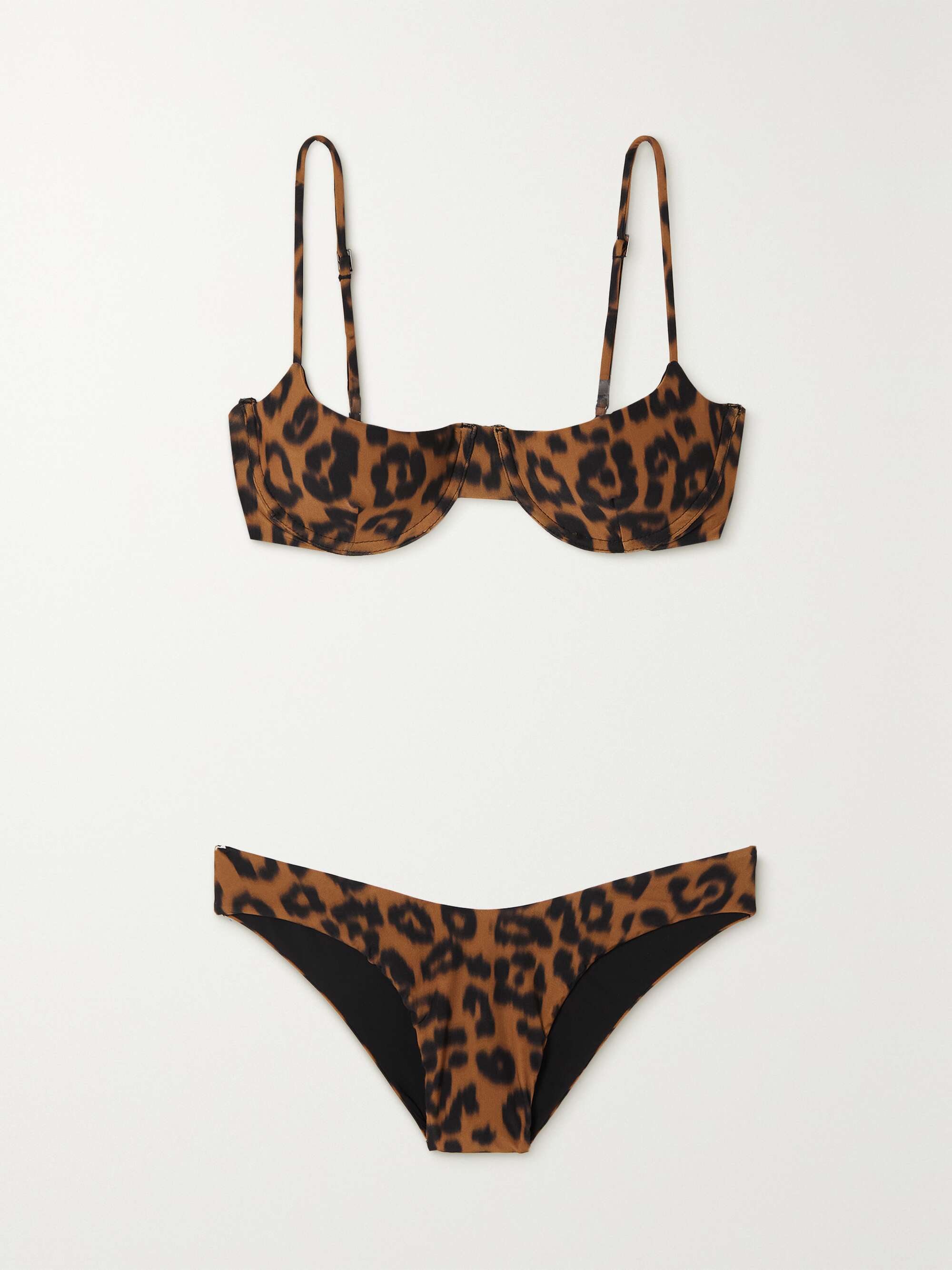 HAIGHT + NET SUSTAIN Ligia and Leila leopardprint bikini NETAPORTER