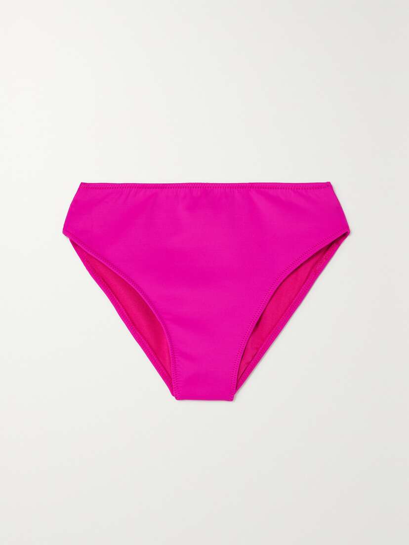 GOOD AMERICAN Good Compression Neon Stretch-scuba Bikini Briefs