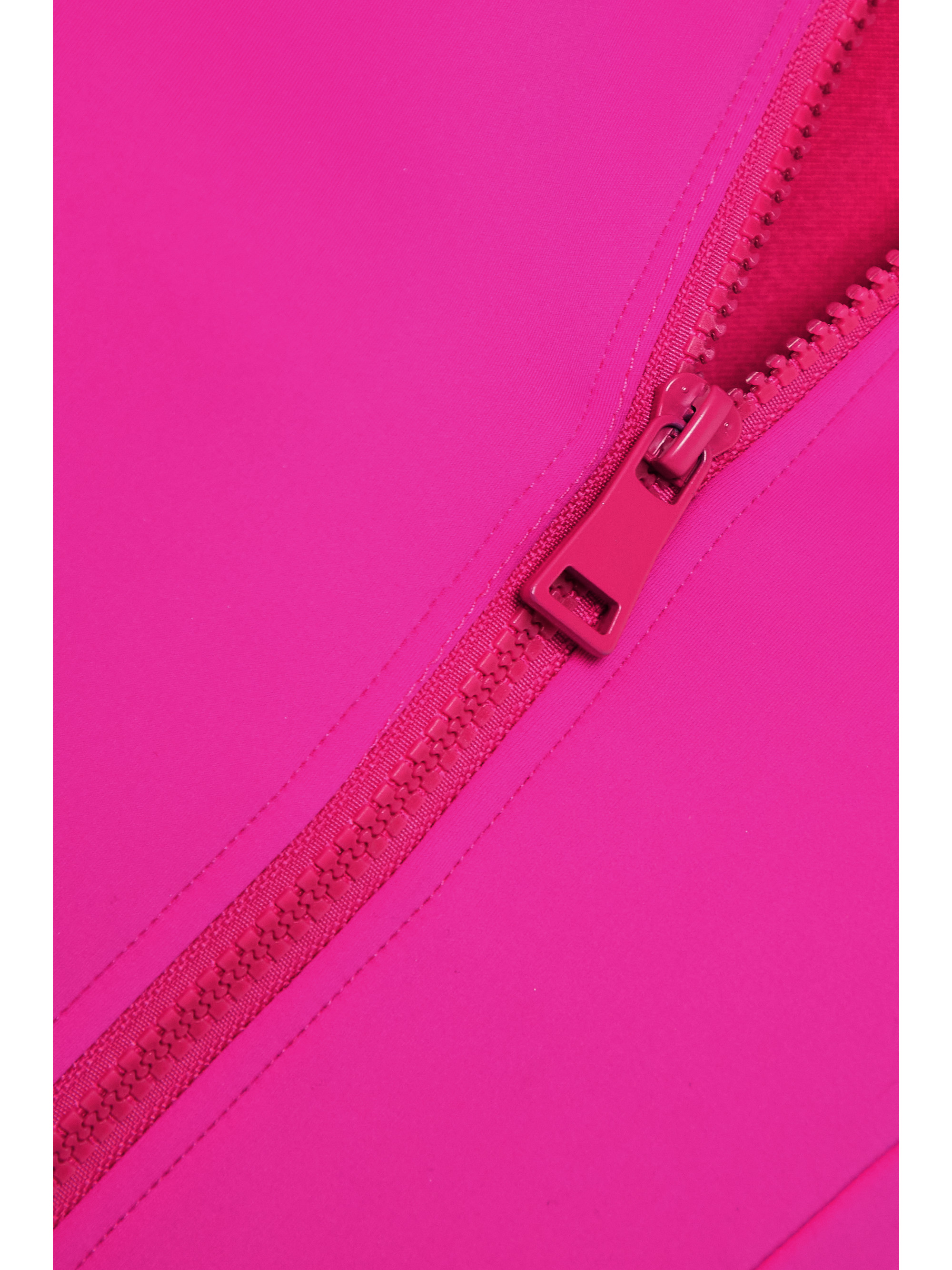 Good American Good Compression neon stretch-scuba rash guard