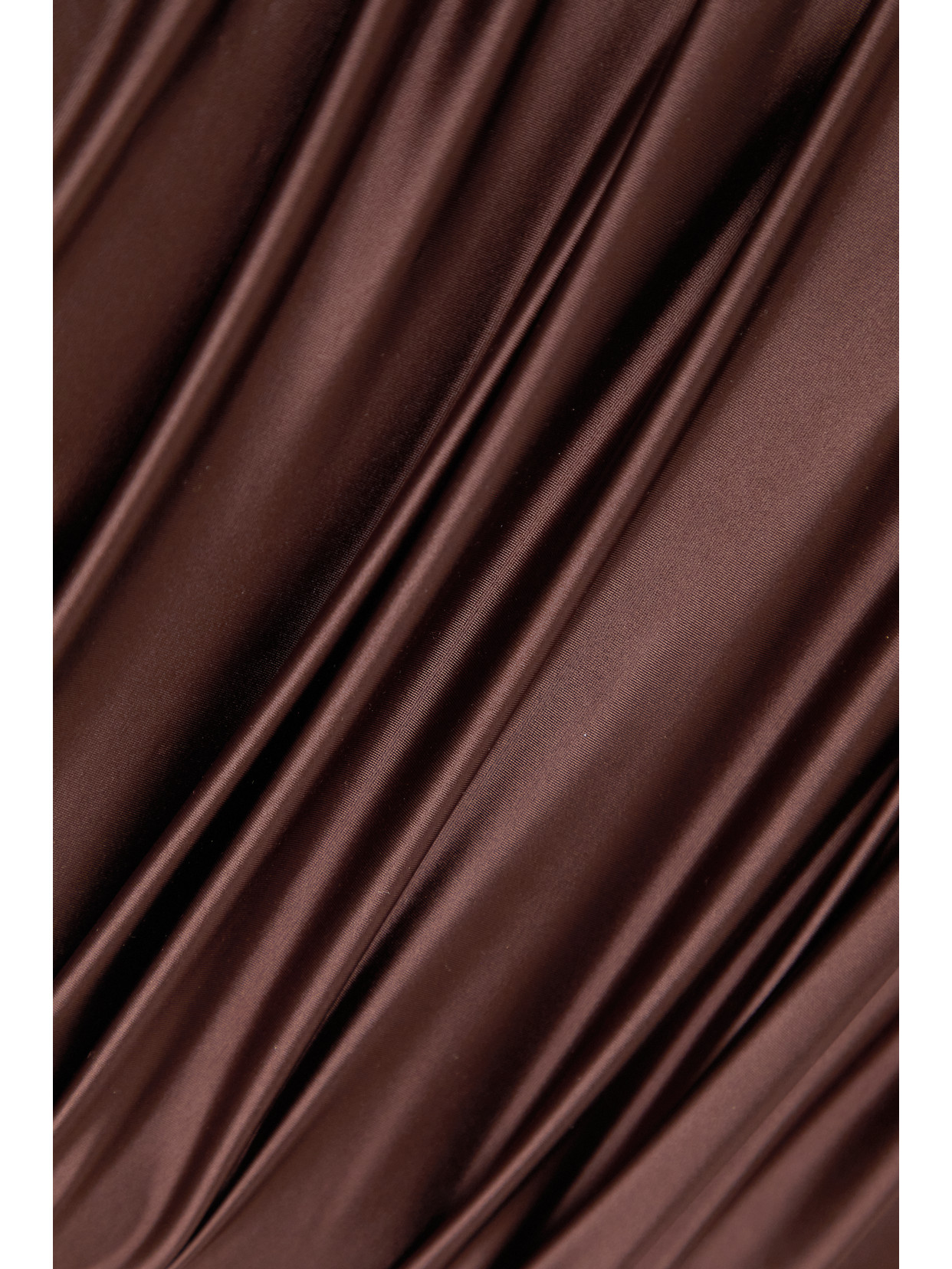 Ruched Stretch-Satin Mini