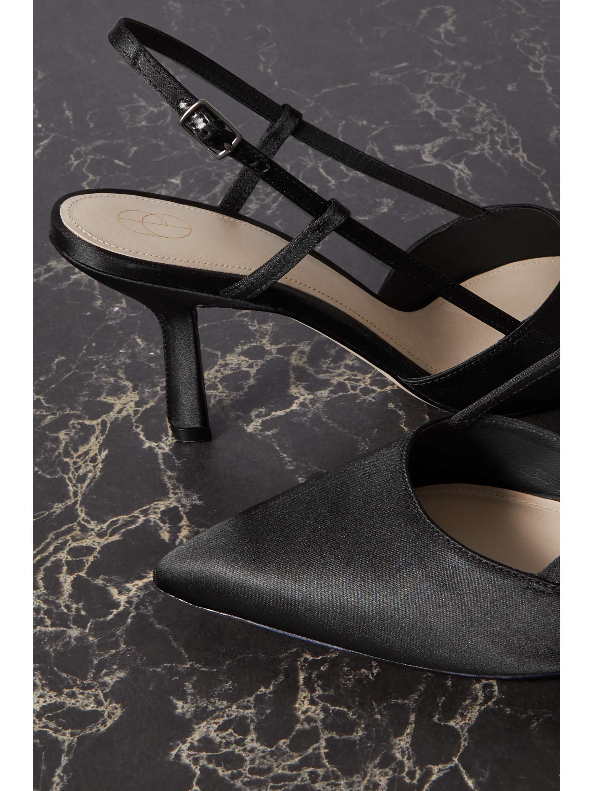 Gray on sale slingback pumps