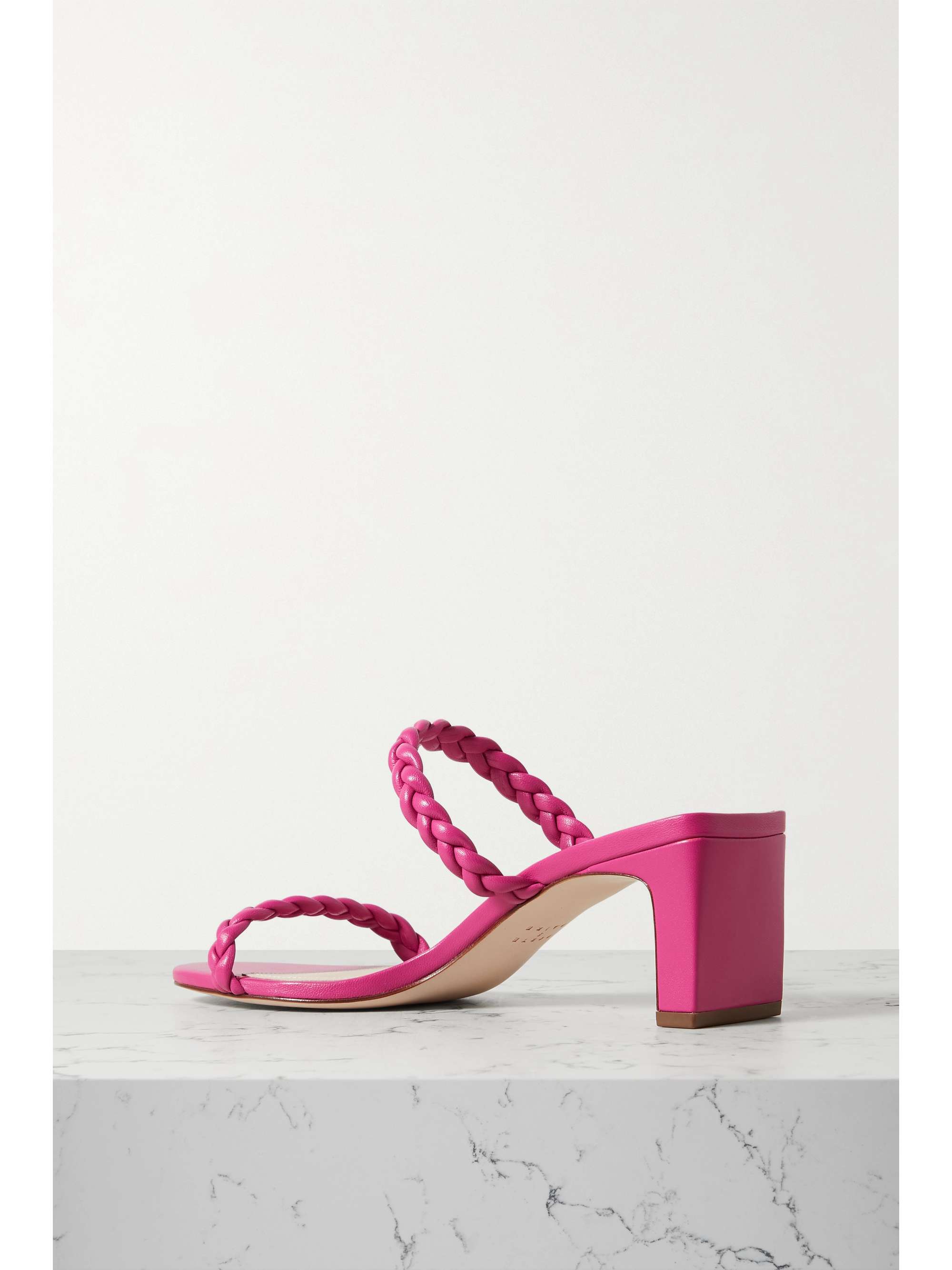 PORTE & PAIRE Braided leather mules