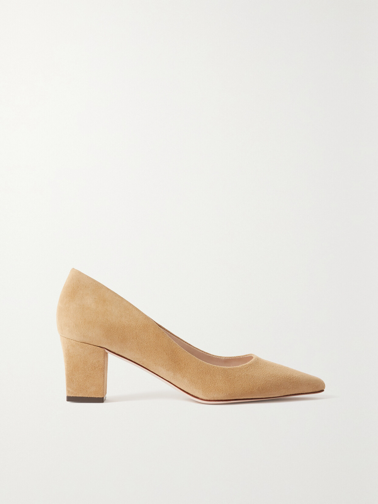 Porte & Paire - Suede Pumps - Neutrals