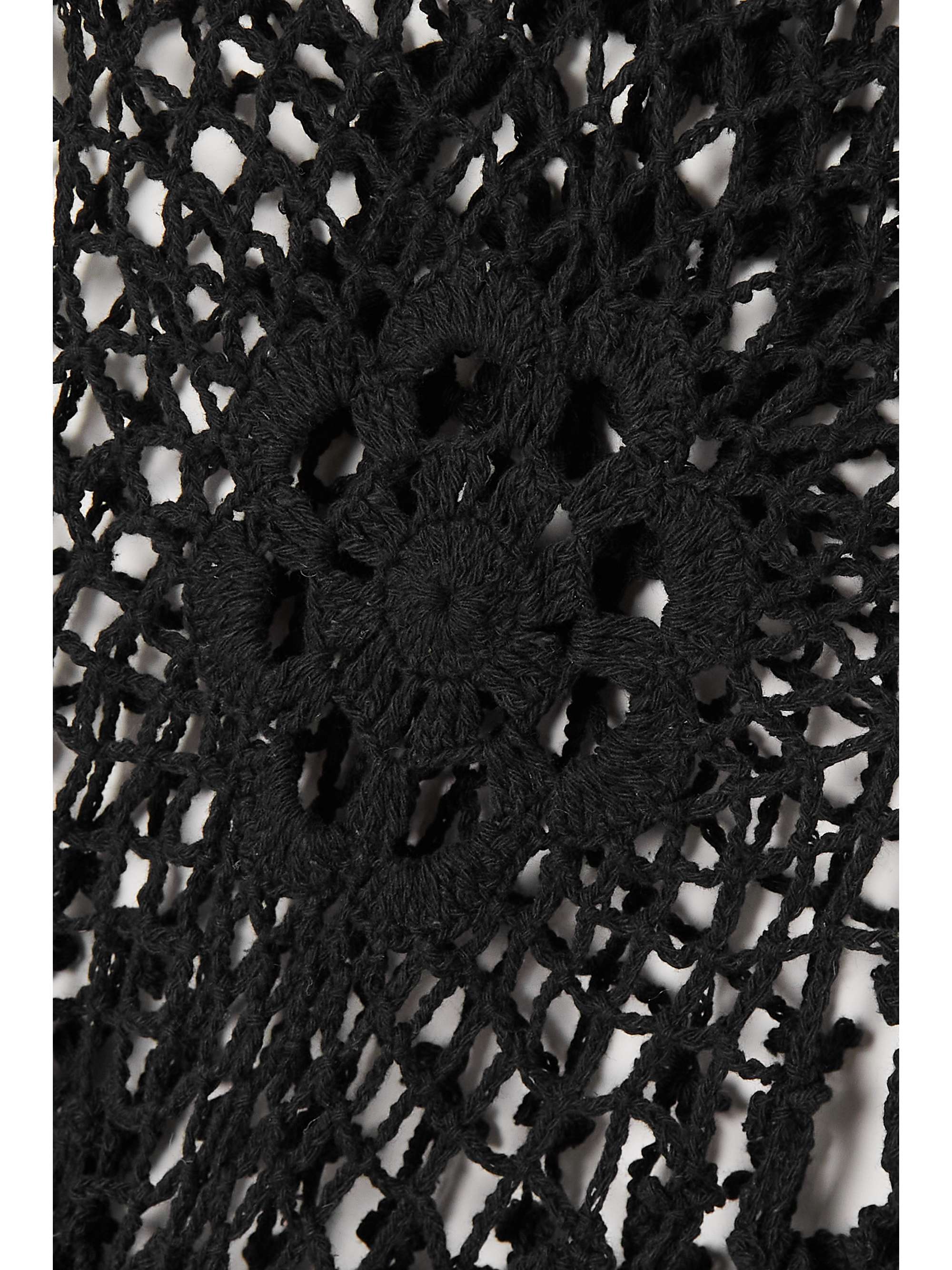 ALIX PINHO + NET SUSTAIN Yell crochetedcotton mini dress NETAPORTER