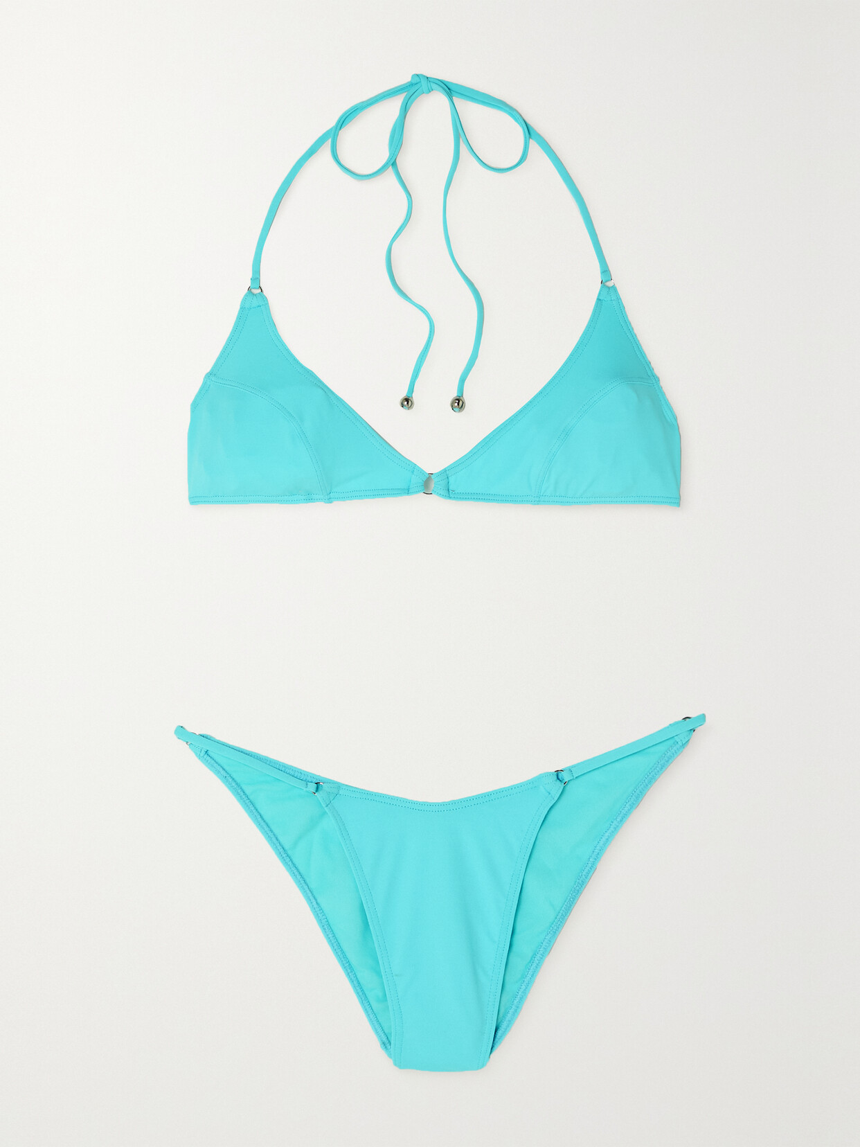 Leslie Amon Poppy Embellished Halterneck Bikini