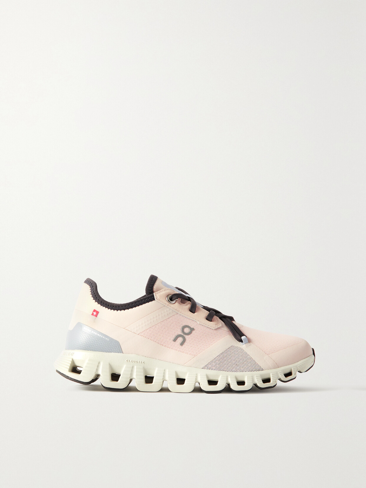 Shop On Cloud X 3 Mesh And Rubber Sneakers In Pink