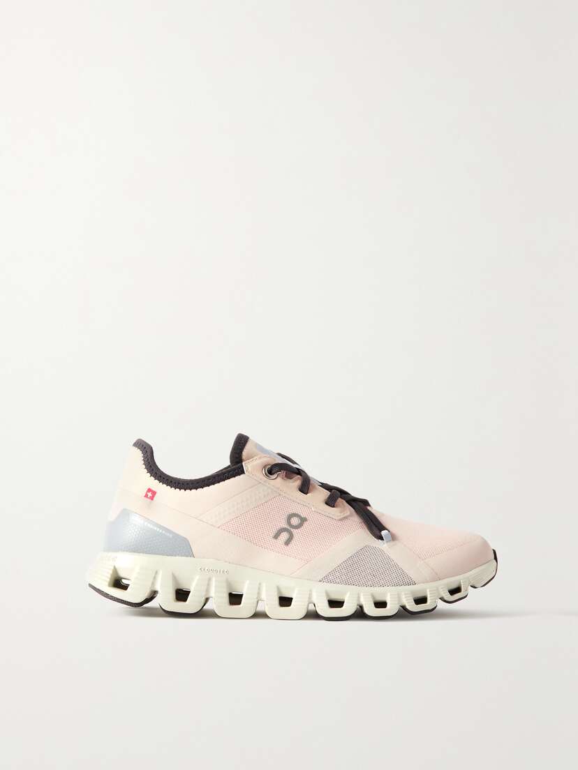 ON Cloud X 3 Mesh And Rubber Sneakers