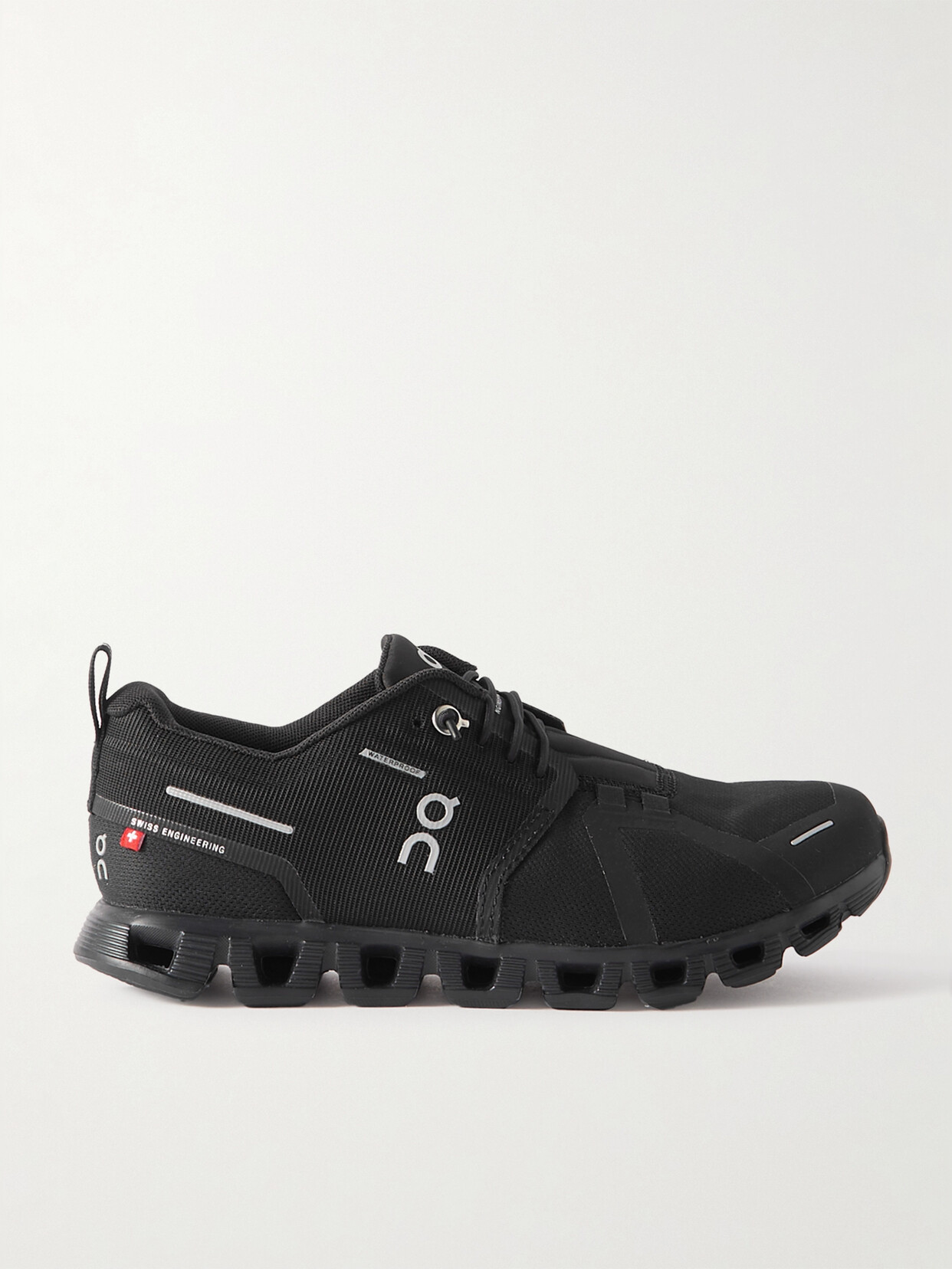 Shop On Cloud 5 Ripstop And Mesh Sneakers In Black