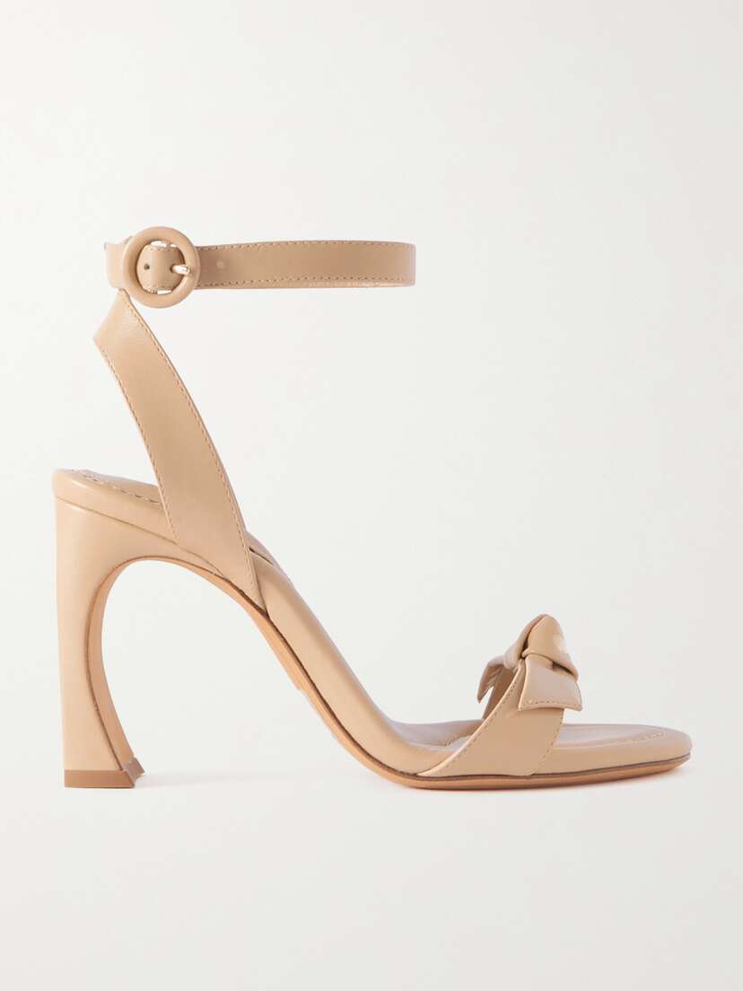 Alexandre Birman Clarita Bow-detailed Leather Sandals