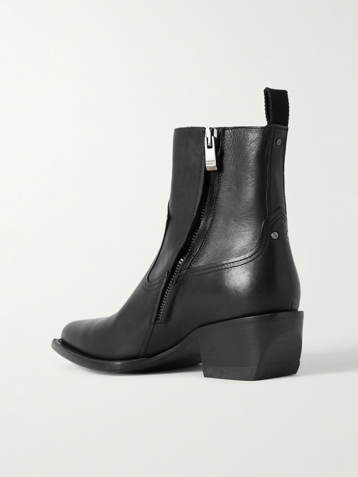 Golden Goose Women Debbie Leather Boots In Black