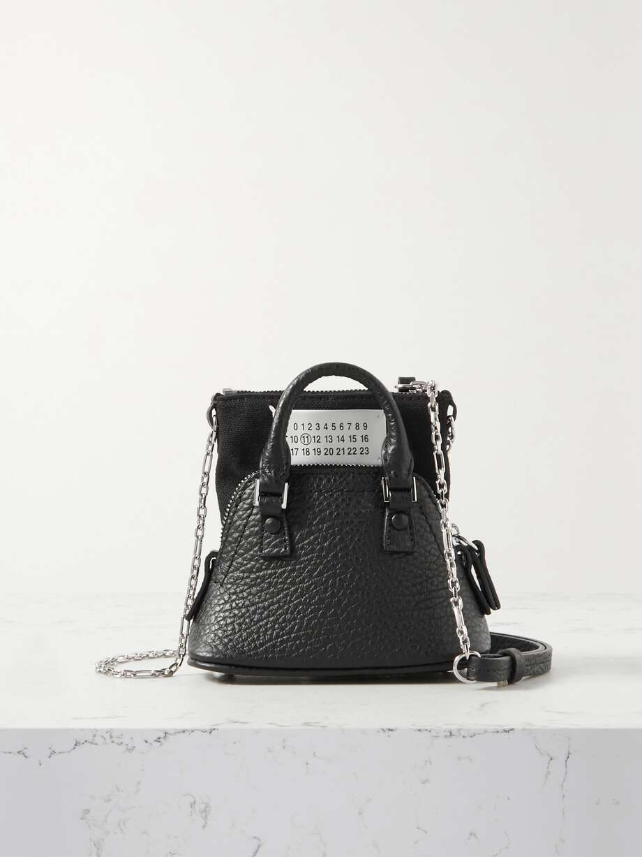 net-a-porter.com | 5AC Classique Baby textured-leather shoulder bag