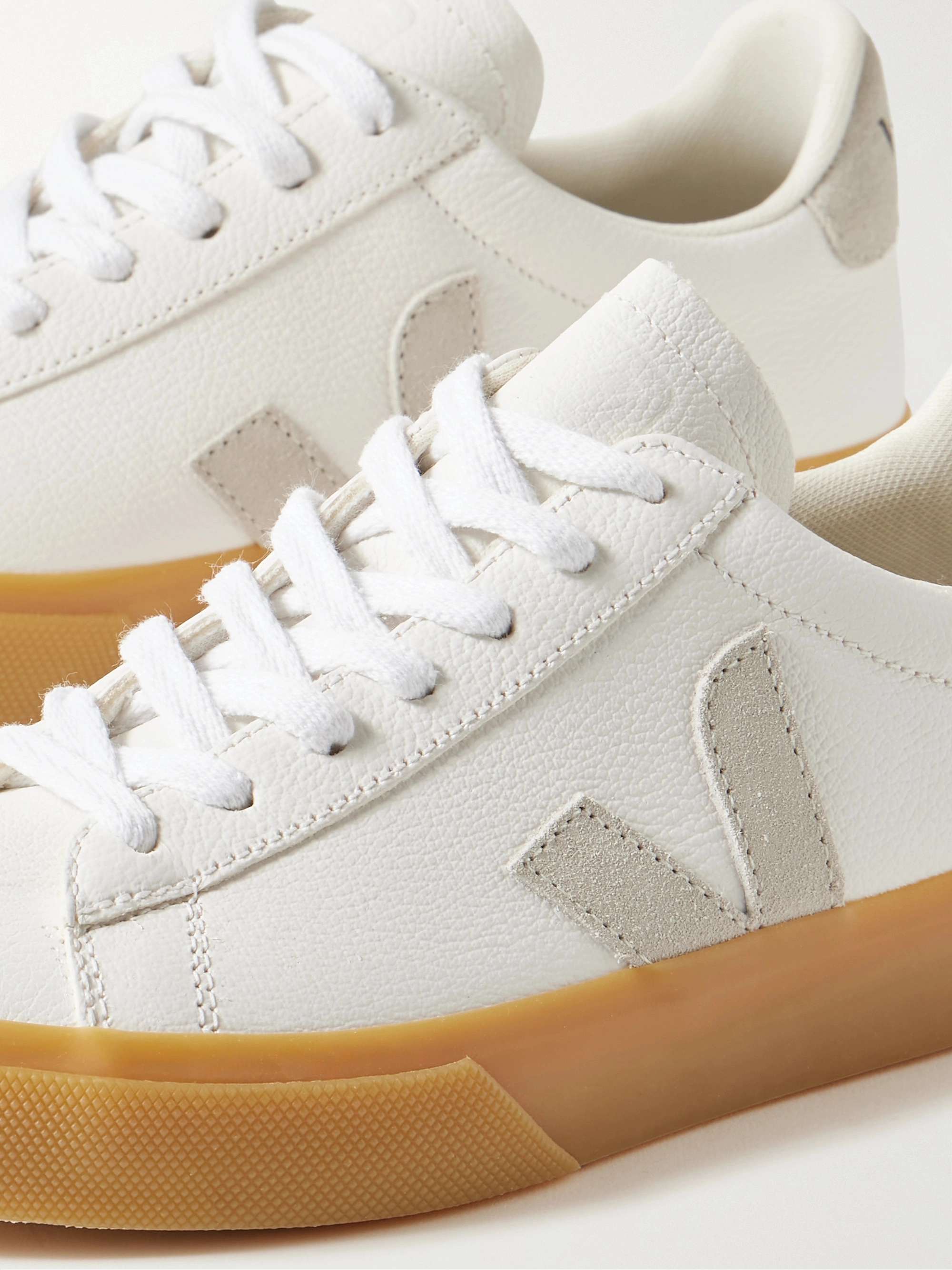 VEJA Campo textured-leather sneakers