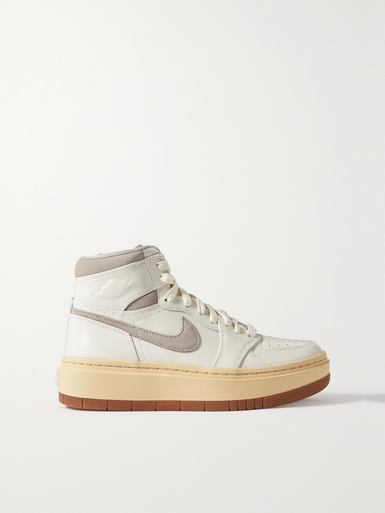 Nike White Air Jordan 1 Elevate Se High Sneakers In Sail College Grey Pale V