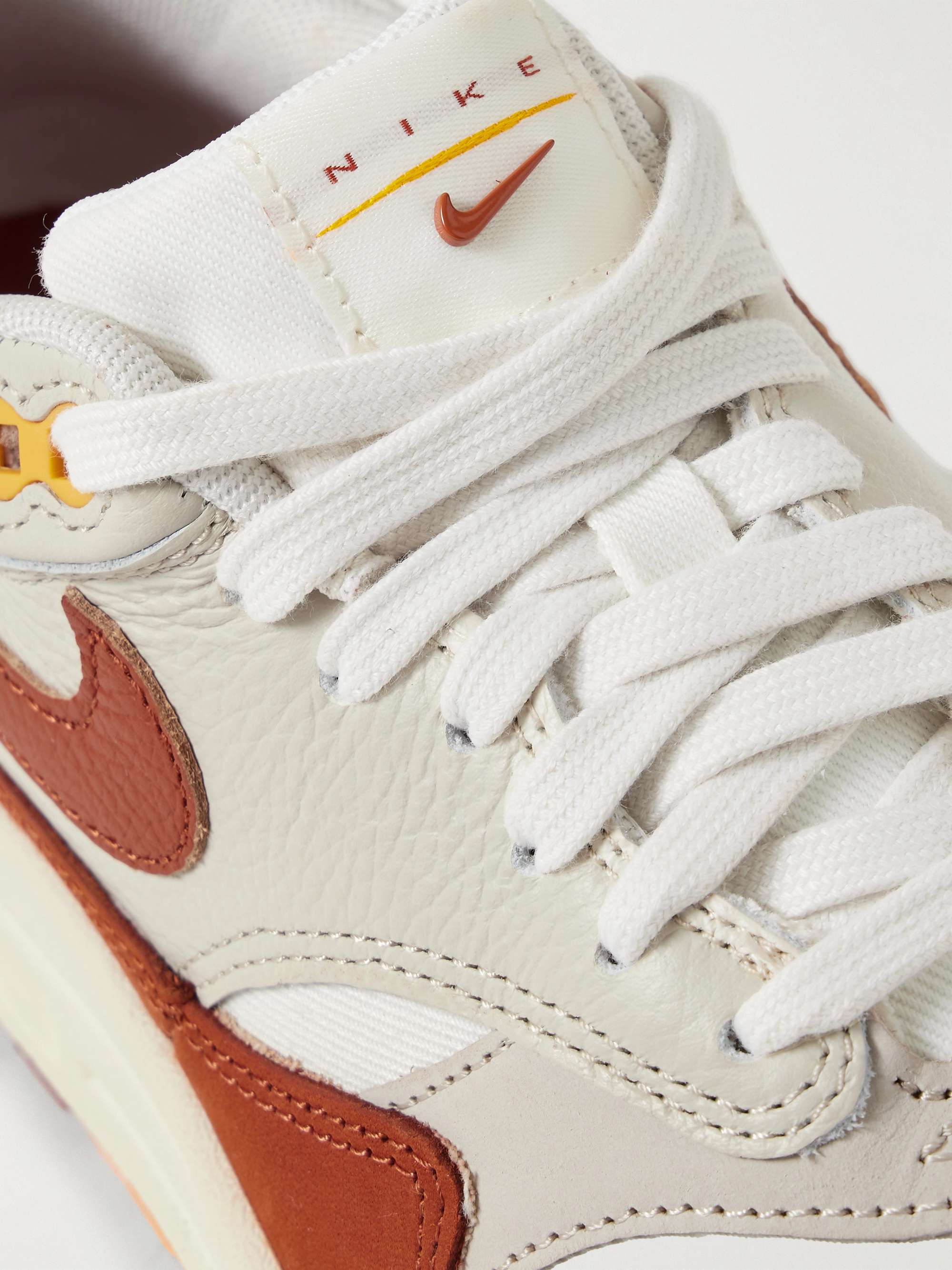 Nike Air Max 1 Sneakers in Ivory & stone-White